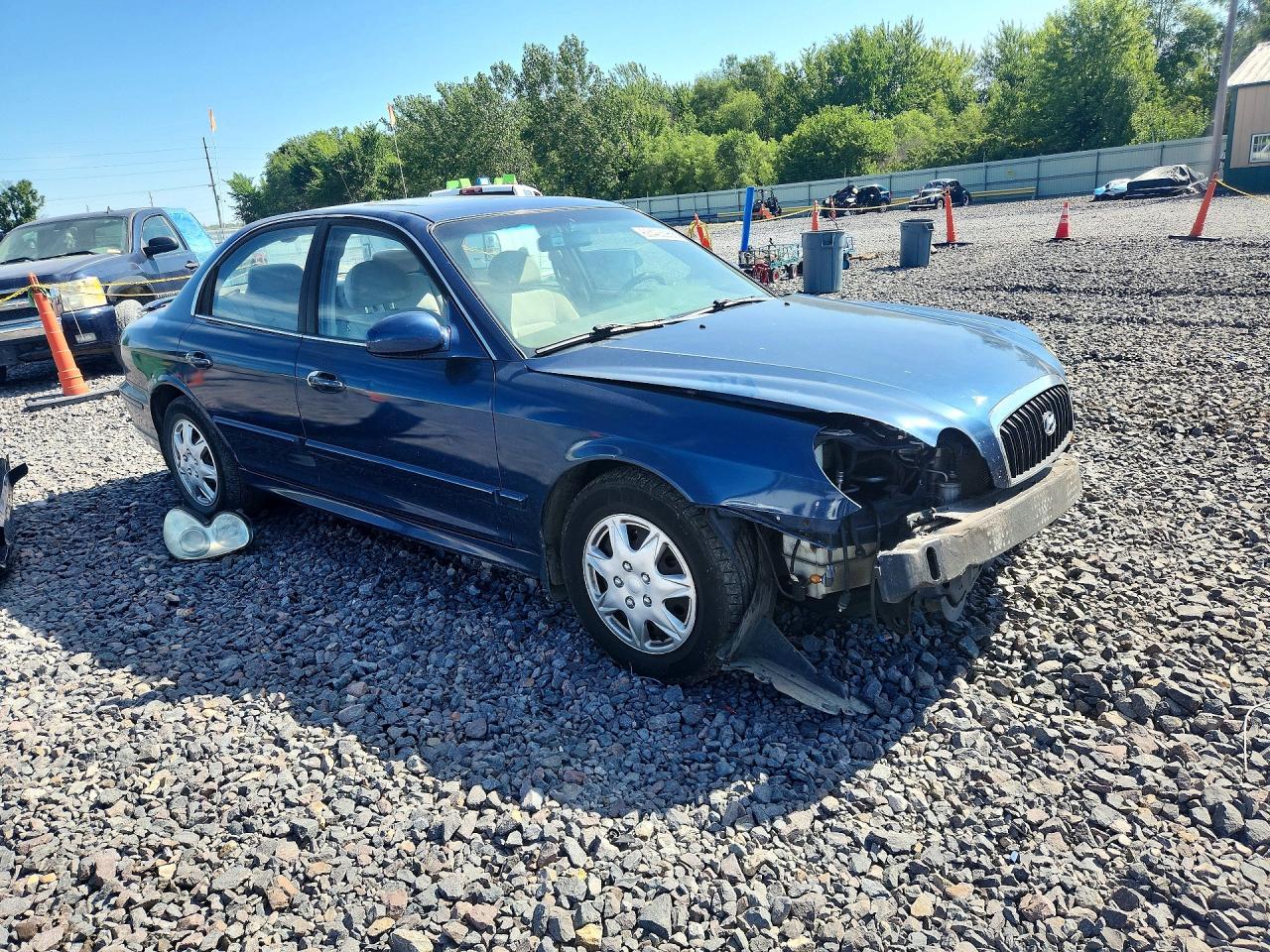 2004 Hyundai Sonata Base Blue vin: KMHWF25S24A996847