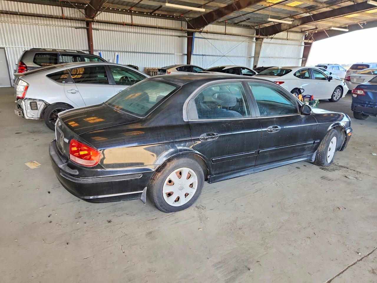 2005 Hyundai Sonata Gl Black vin: KMHWF25S25A152230