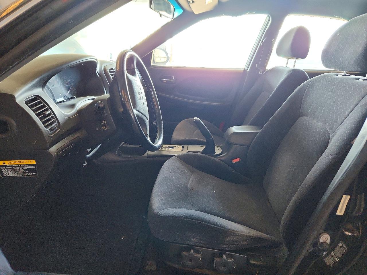 2005 Hyundai Sonata Gl Black vin: KMHWF25S25A152230