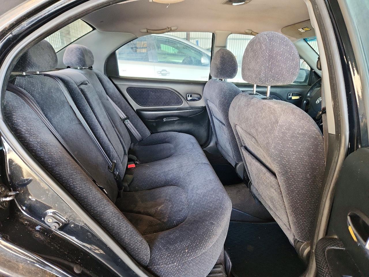2005 Hyundai Sonata Gl Black vin: KMHWF25S25A152230