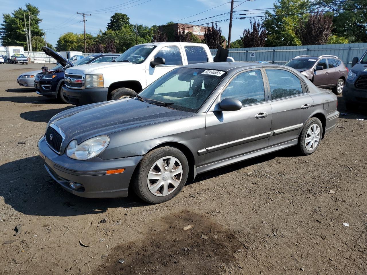 2002 Hyundai Sonata Gl Gray vin: KMHWF25S32A594803