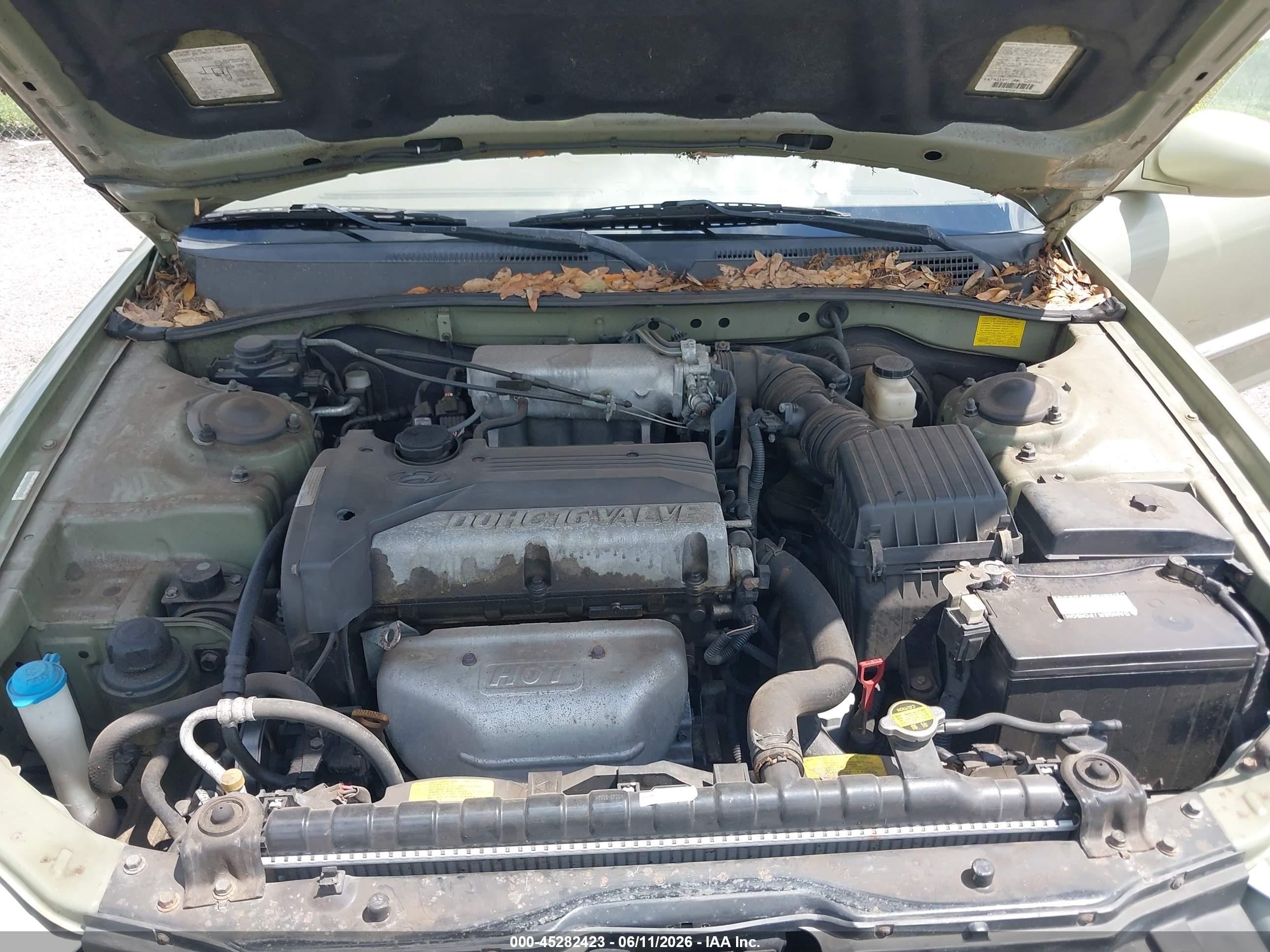 2000 Hyundai Sonata   Green vin: KMHWF25S3YA157635