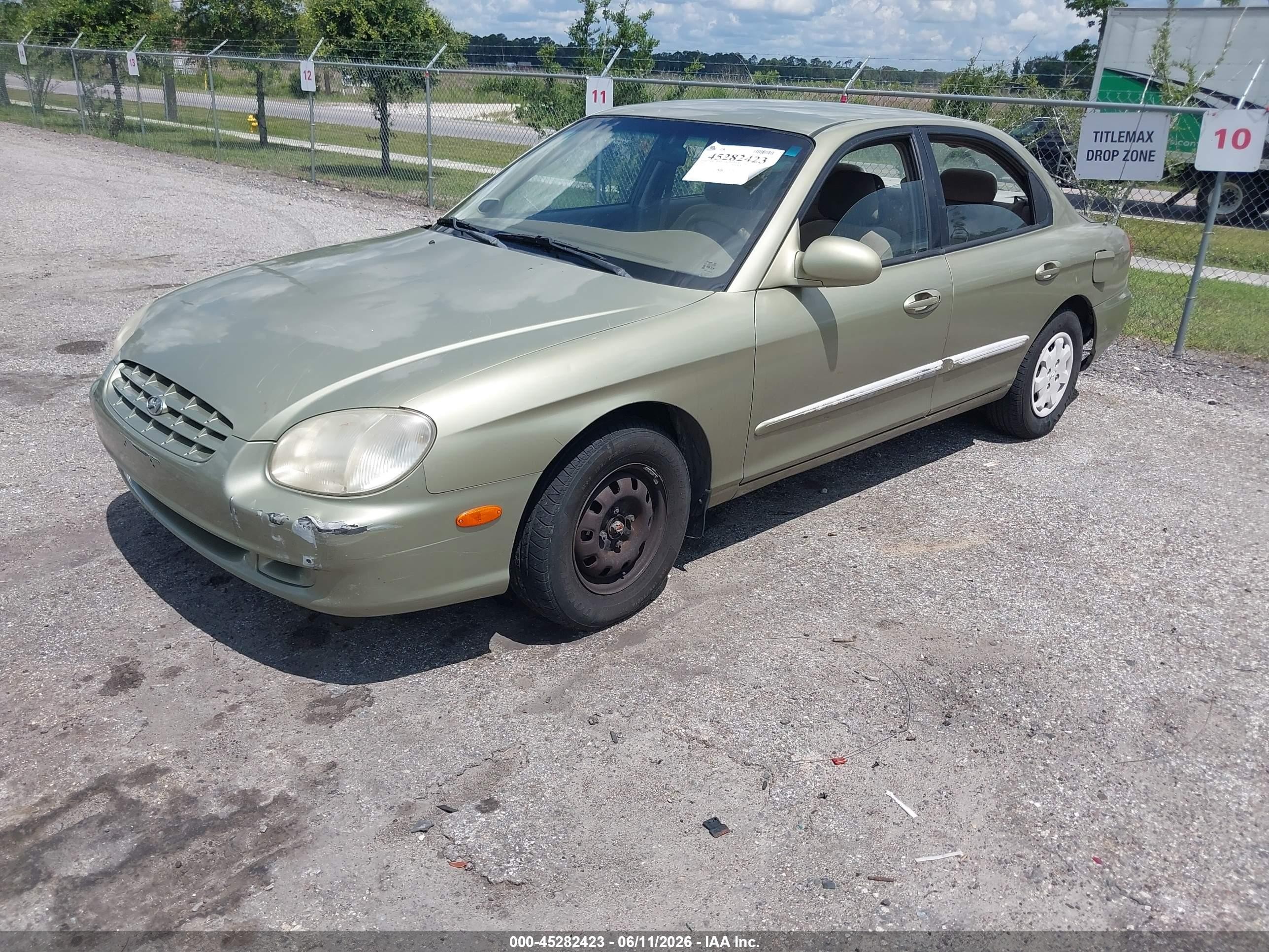 2000 Hyundai Sonata   Green vin: KMHWF25S3YA157635