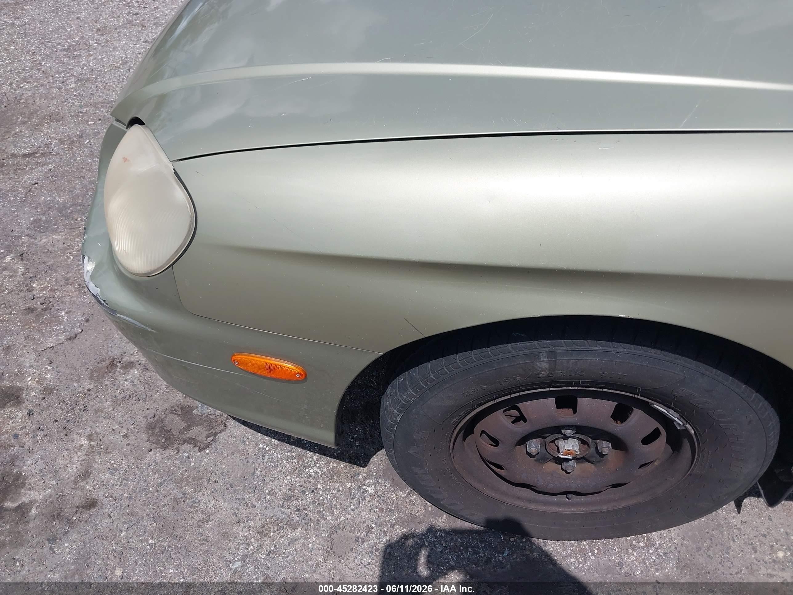 2000 Hyundai Sonata   Green vin: KMHWF25S3YA157635