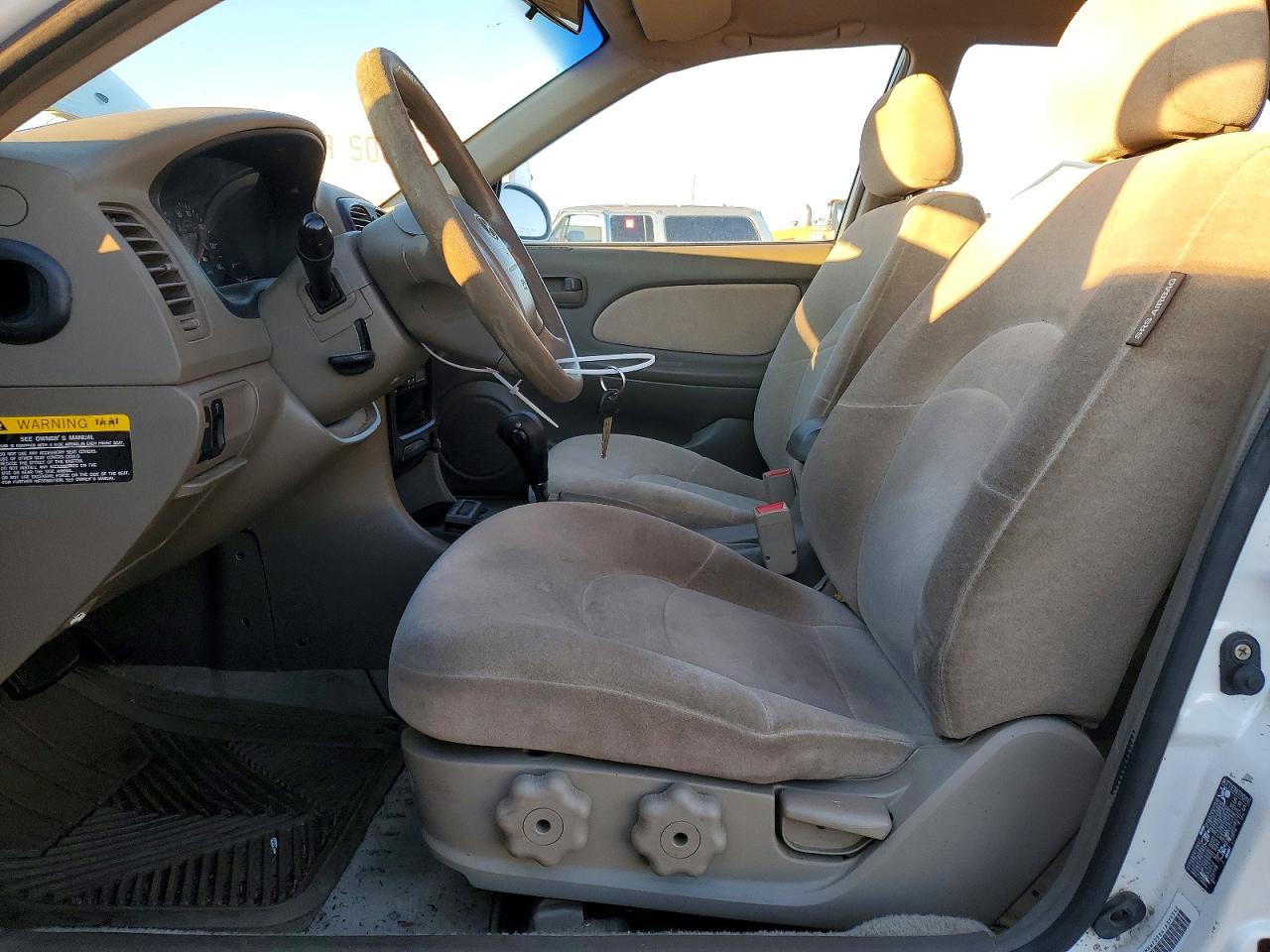2001 Hyundai Sonata Gl White vin: KMHWF25S41A375542