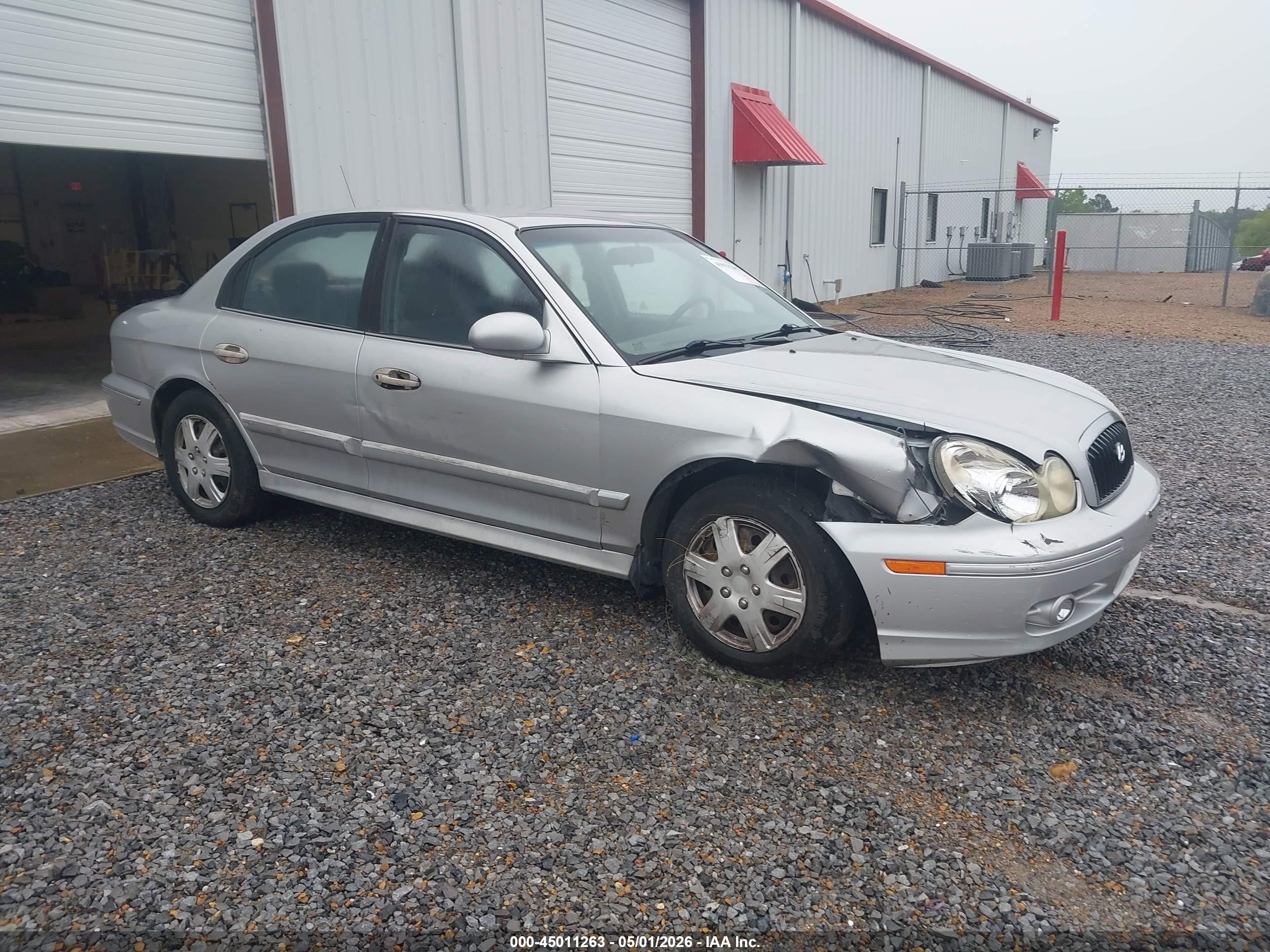 2004 Hyundai Sonata   Silver vin: KMHWF25S44A980245