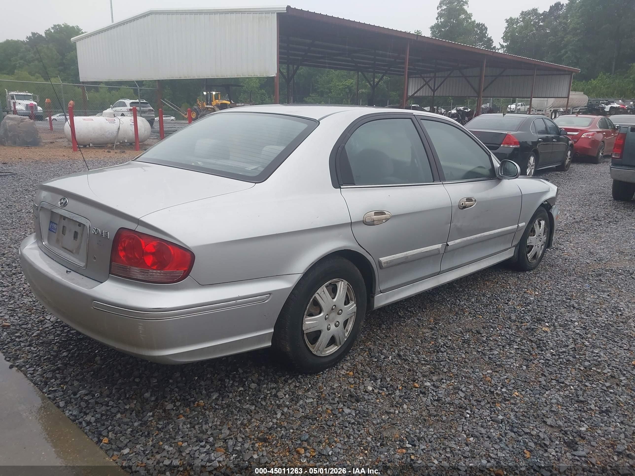 2004 Hyundai Sonata   Silver vin: KMHWF25S44A980245