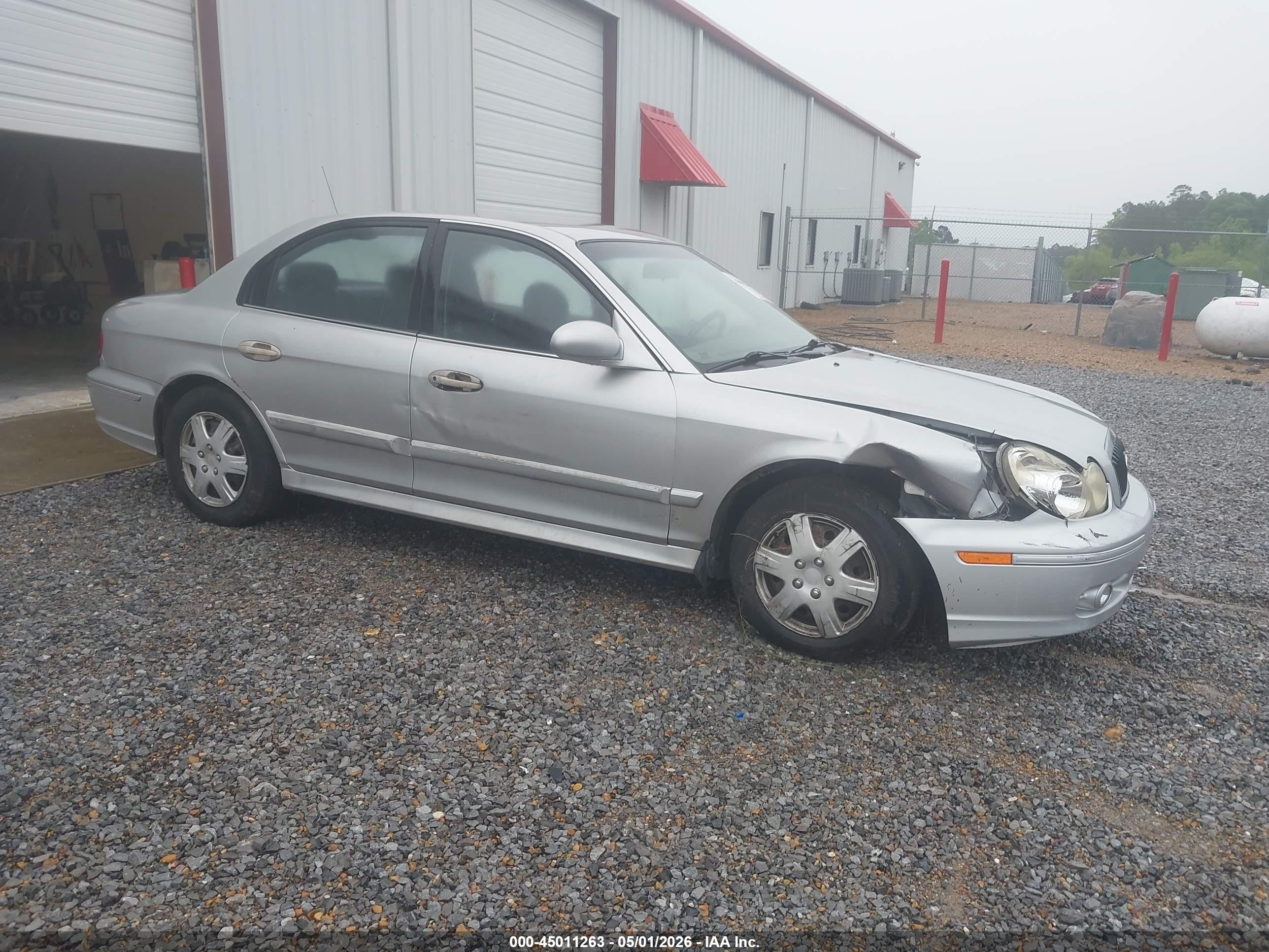 2004 Hyundai Sonata   Silver vin: KMHWF25S44A980245