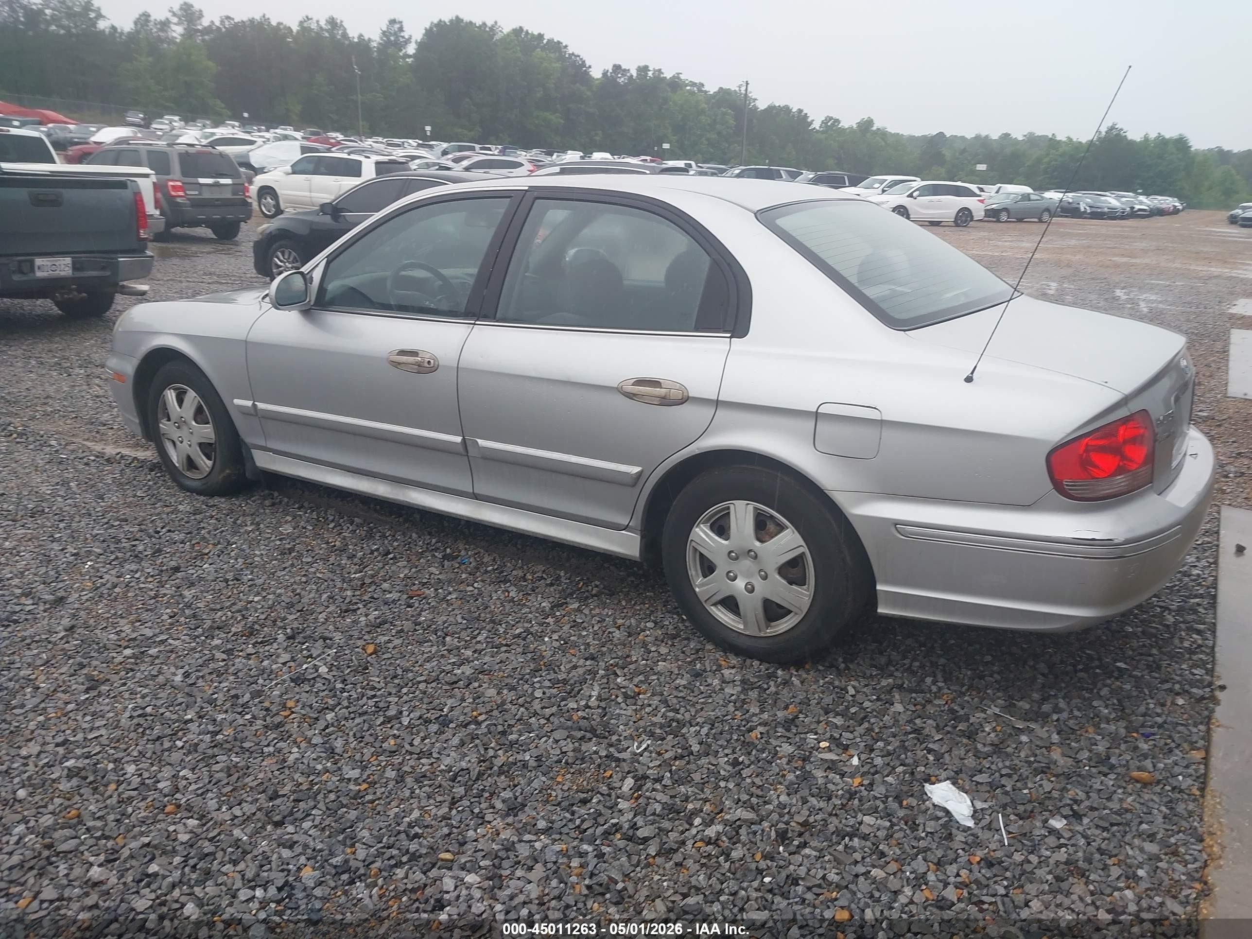 2004 Hyundai Sonata   Silver vin: KMHWF25S44A980245