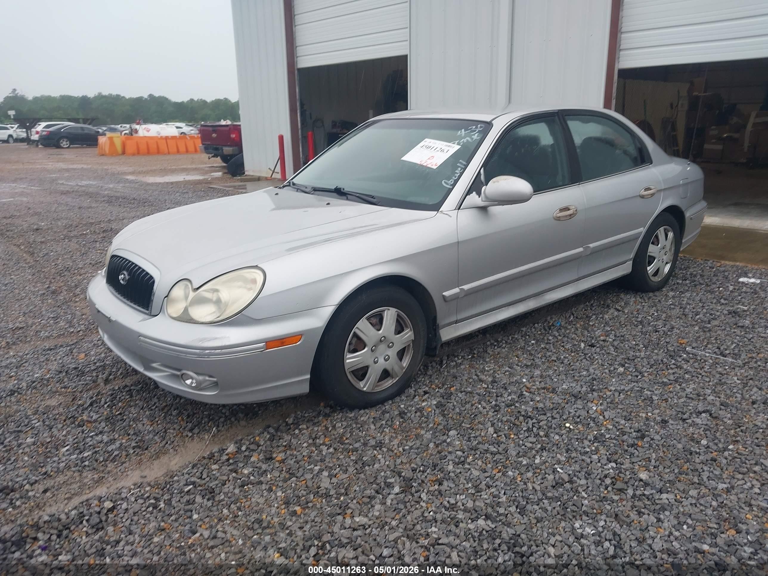 2004 Hyundai Sonata   Silver vin: KMHWF25S44A980245