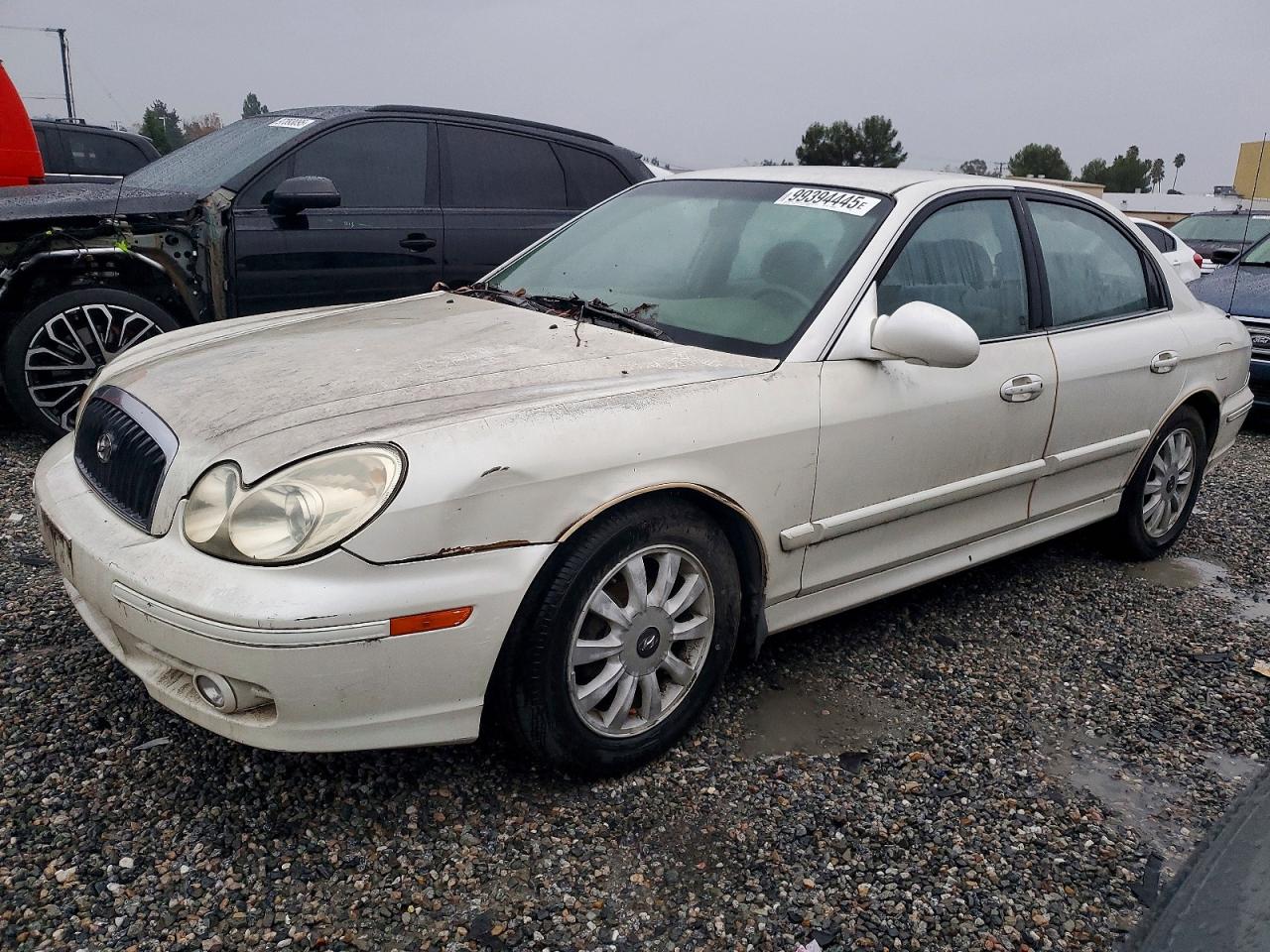 2002 Hyundai Sonata White vin: KMHWF25S52A566002