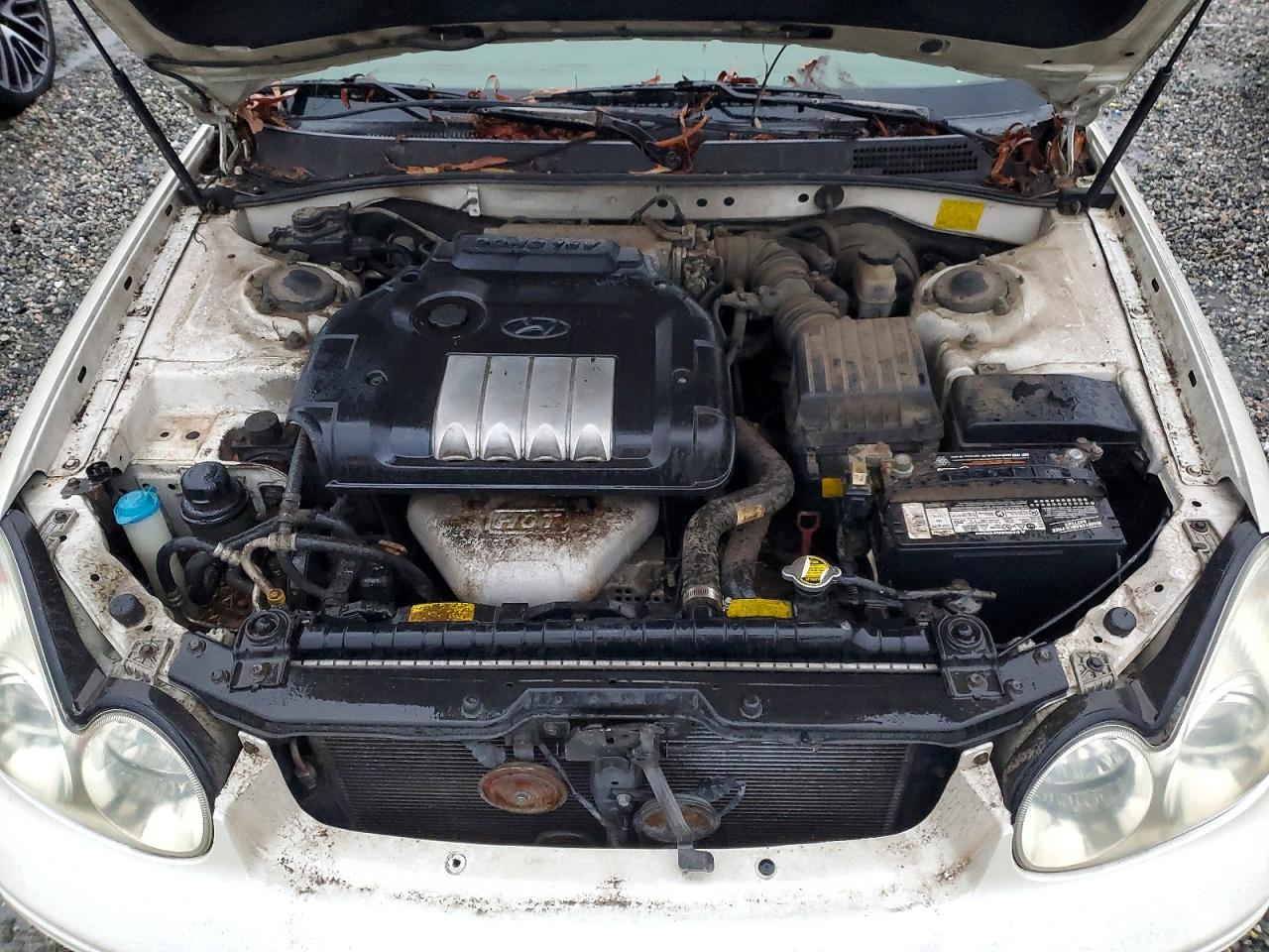 2002 Hyundai Sonata White vin: KMHWF25S52A566002