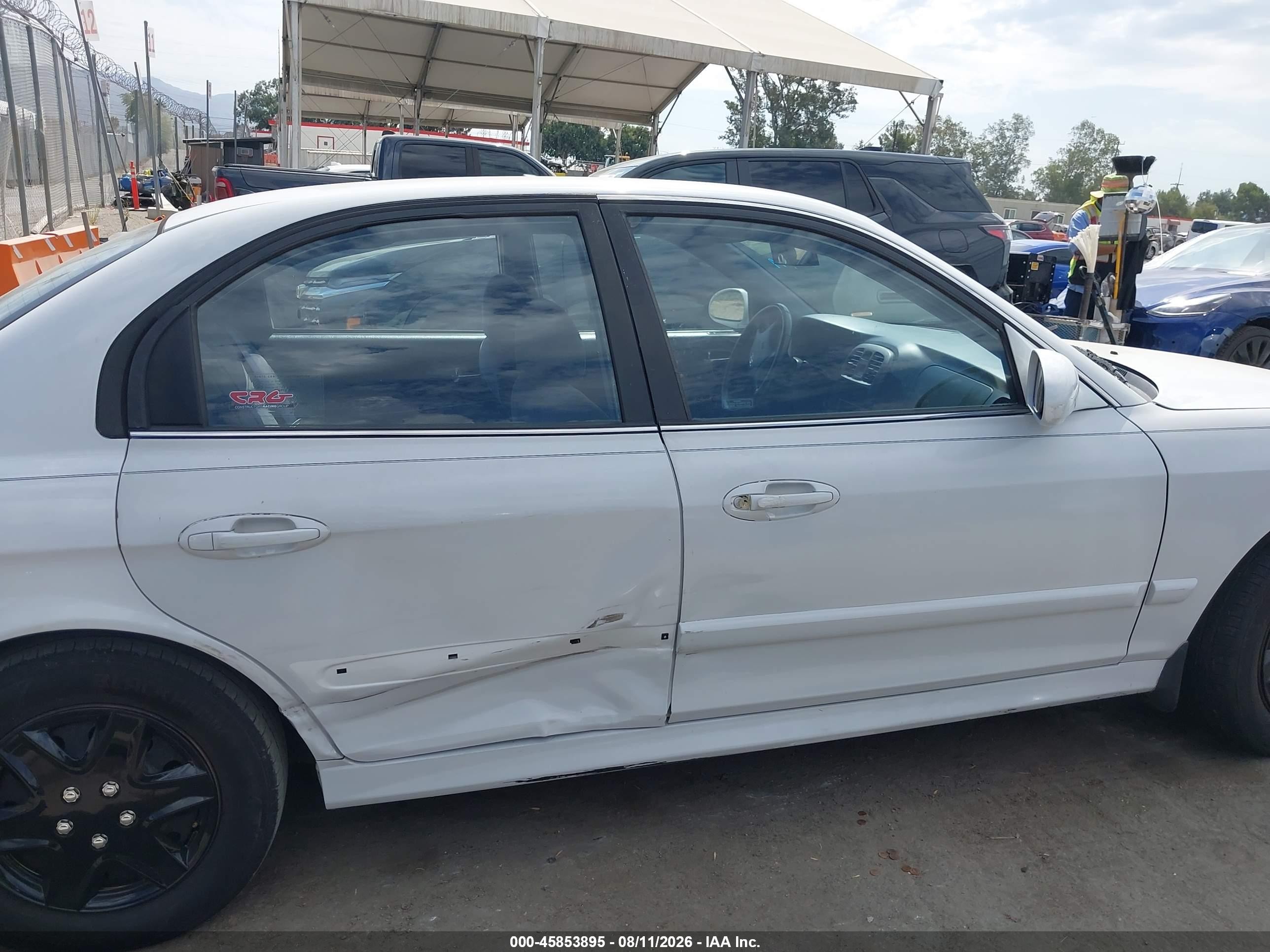2002 Hyundai Sonata   White vin: KMHWF25S62A528195