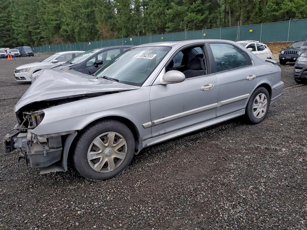 2002 Hyundai Sonata Gl Silver vin: KMHWF25S62A613036