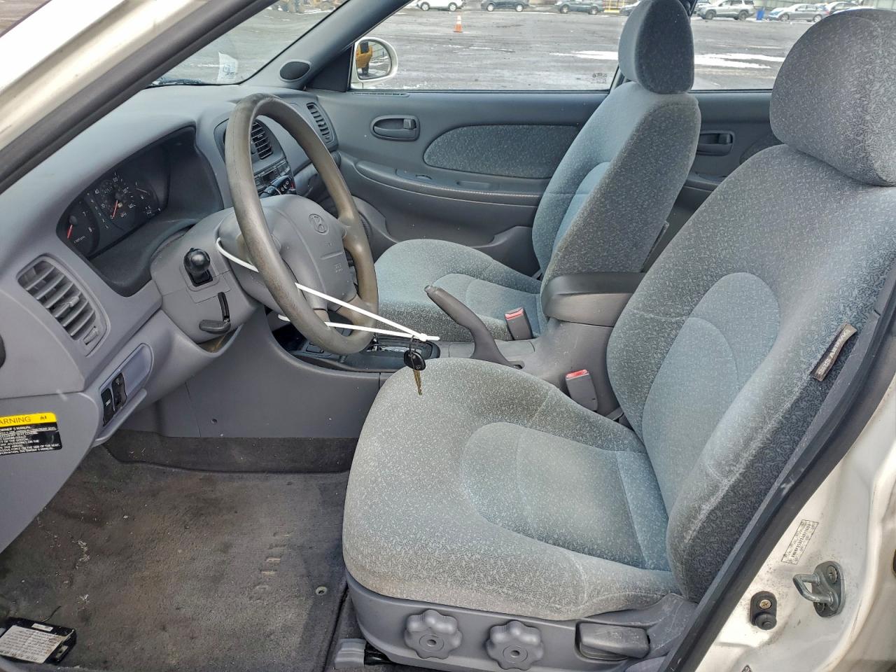 1999 Hyundai Sonata Gl White vin: KMHWF25S7XA037609