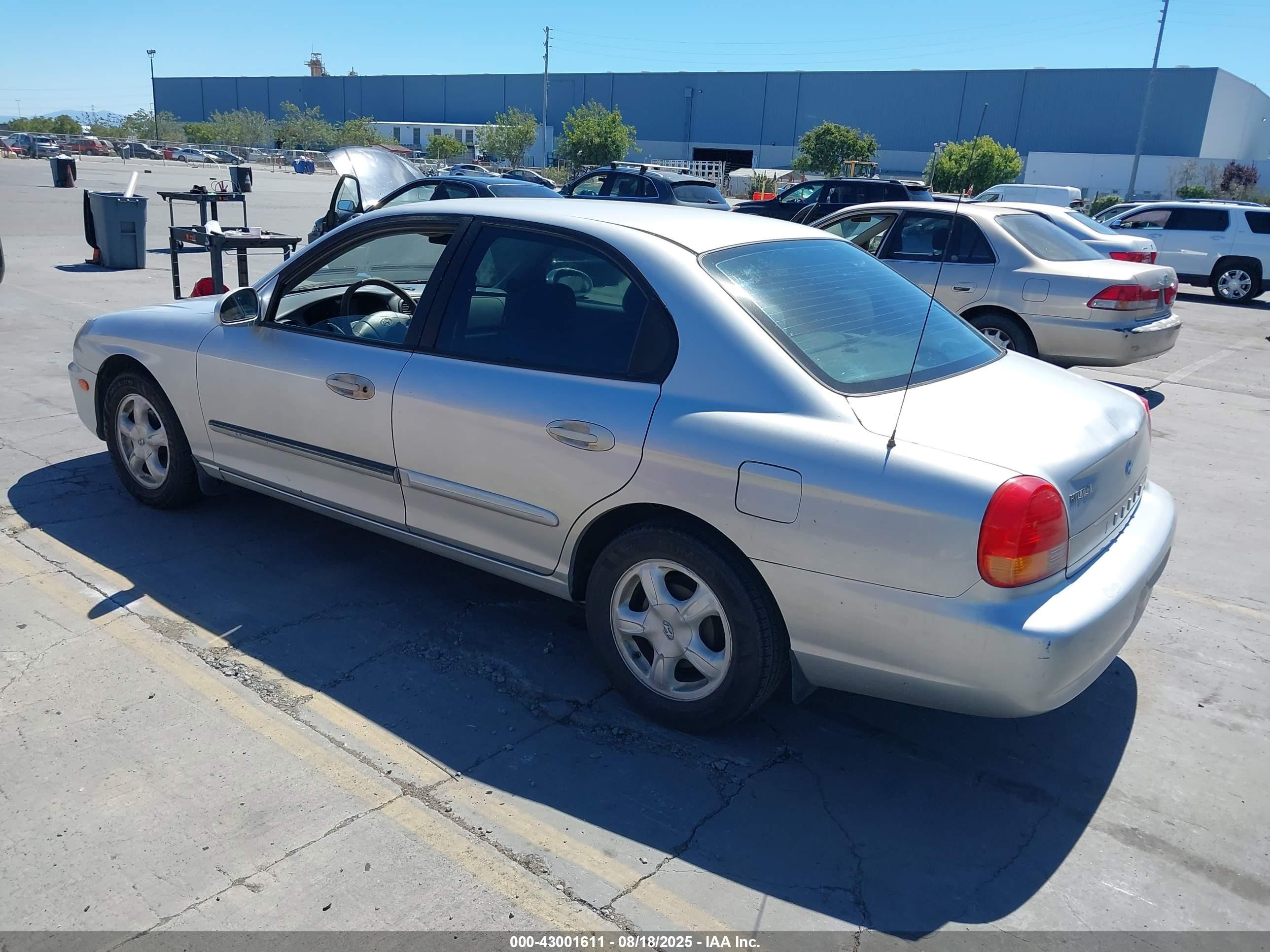 2001 Hyundai Sonata   Silver vin: KMHWF25S81A365516
