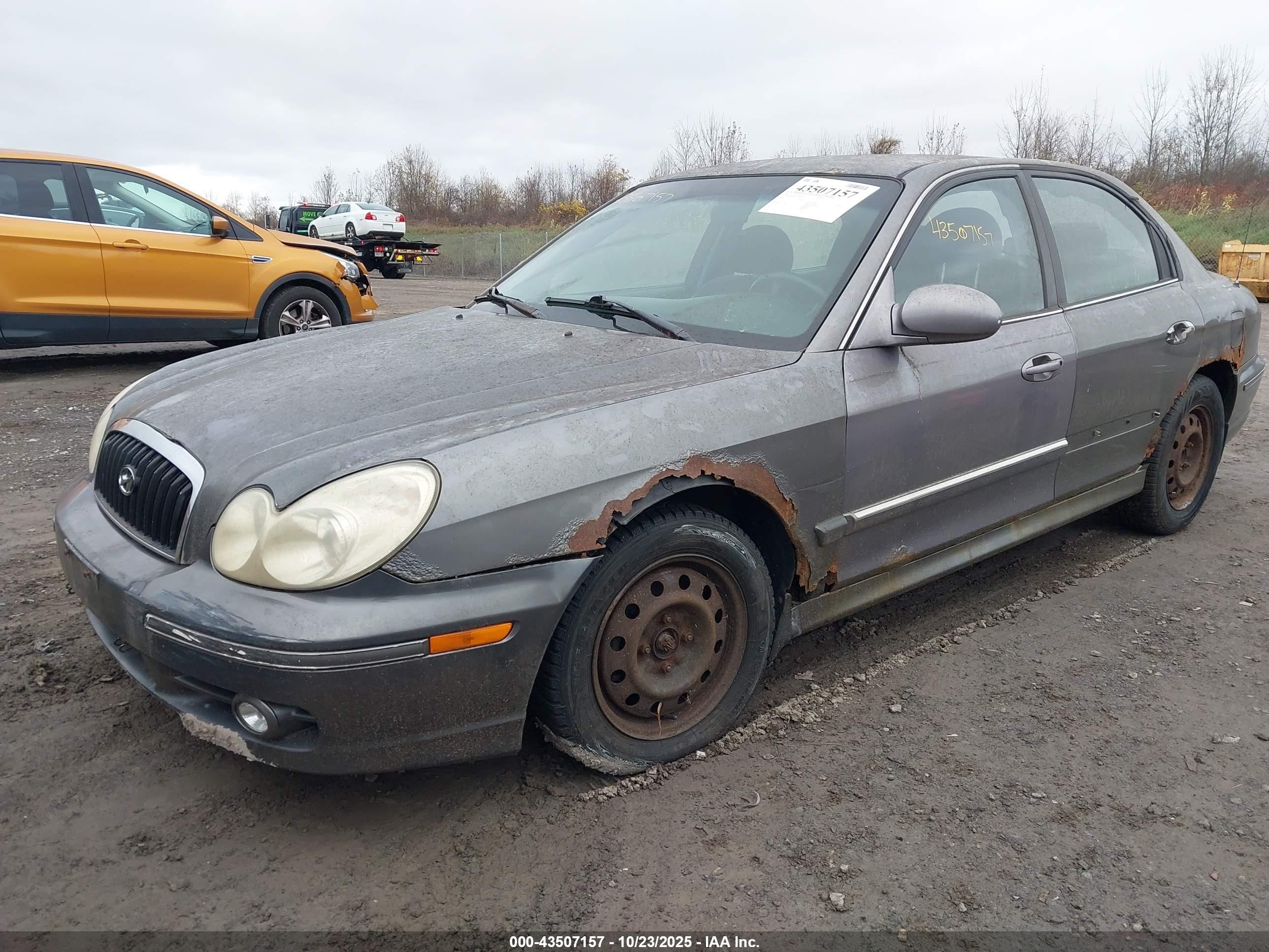 2002 Hyundai Sonata   Gray vin: KMHWF25S82A572196