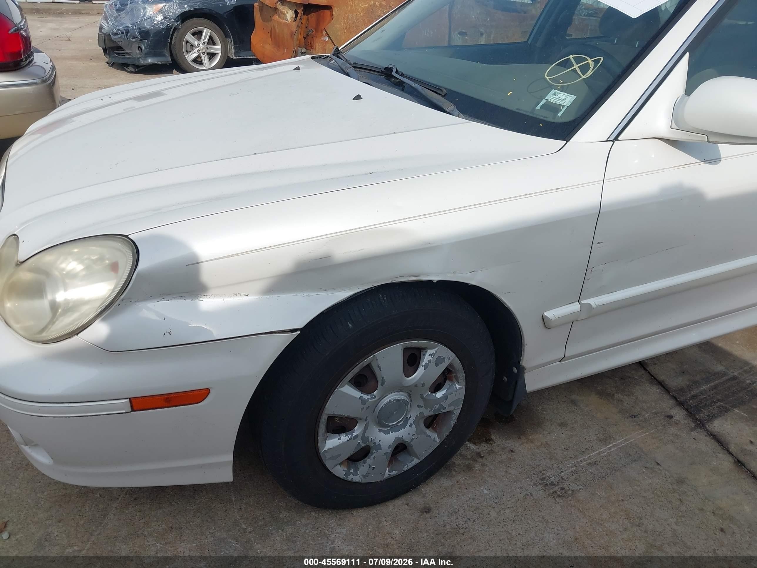2004 Hyundai Sonata   Белый vin: KMHWF25S84A044676