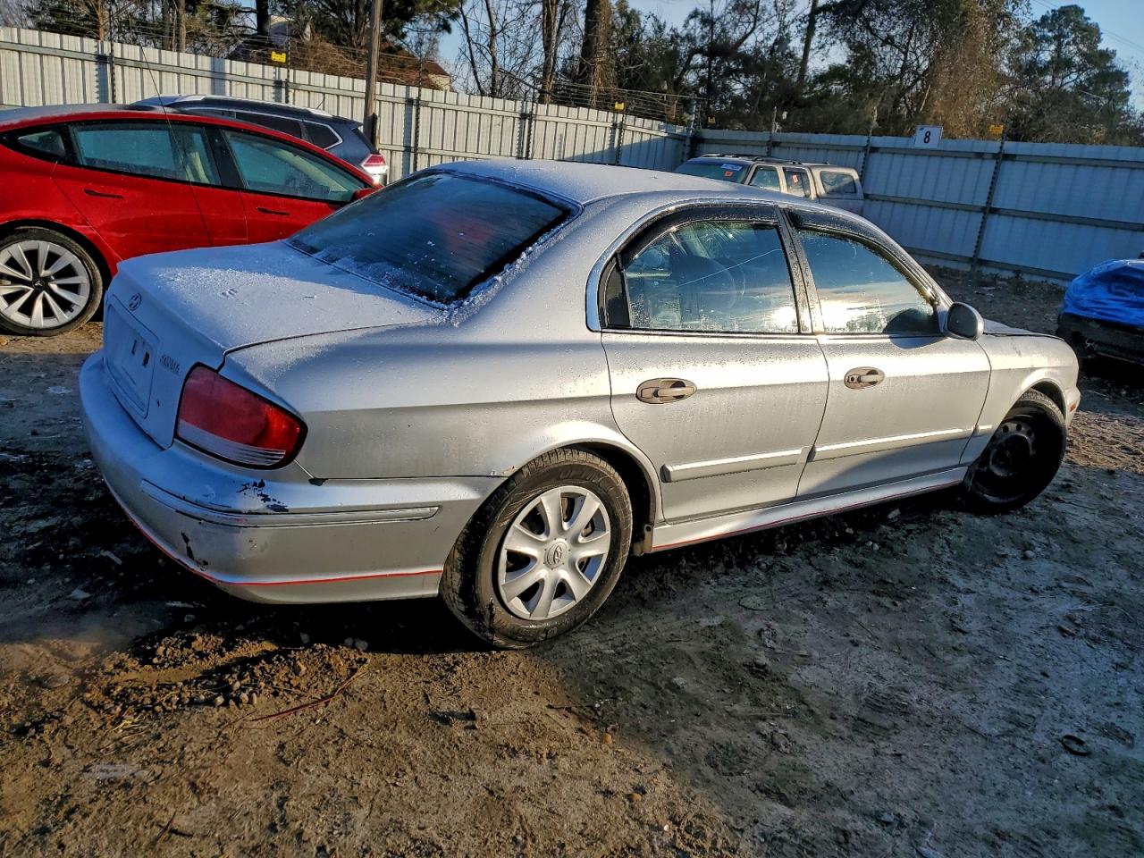 2002 Hyundai Sonata Gl Silver vin: KMHWF25S92A640117