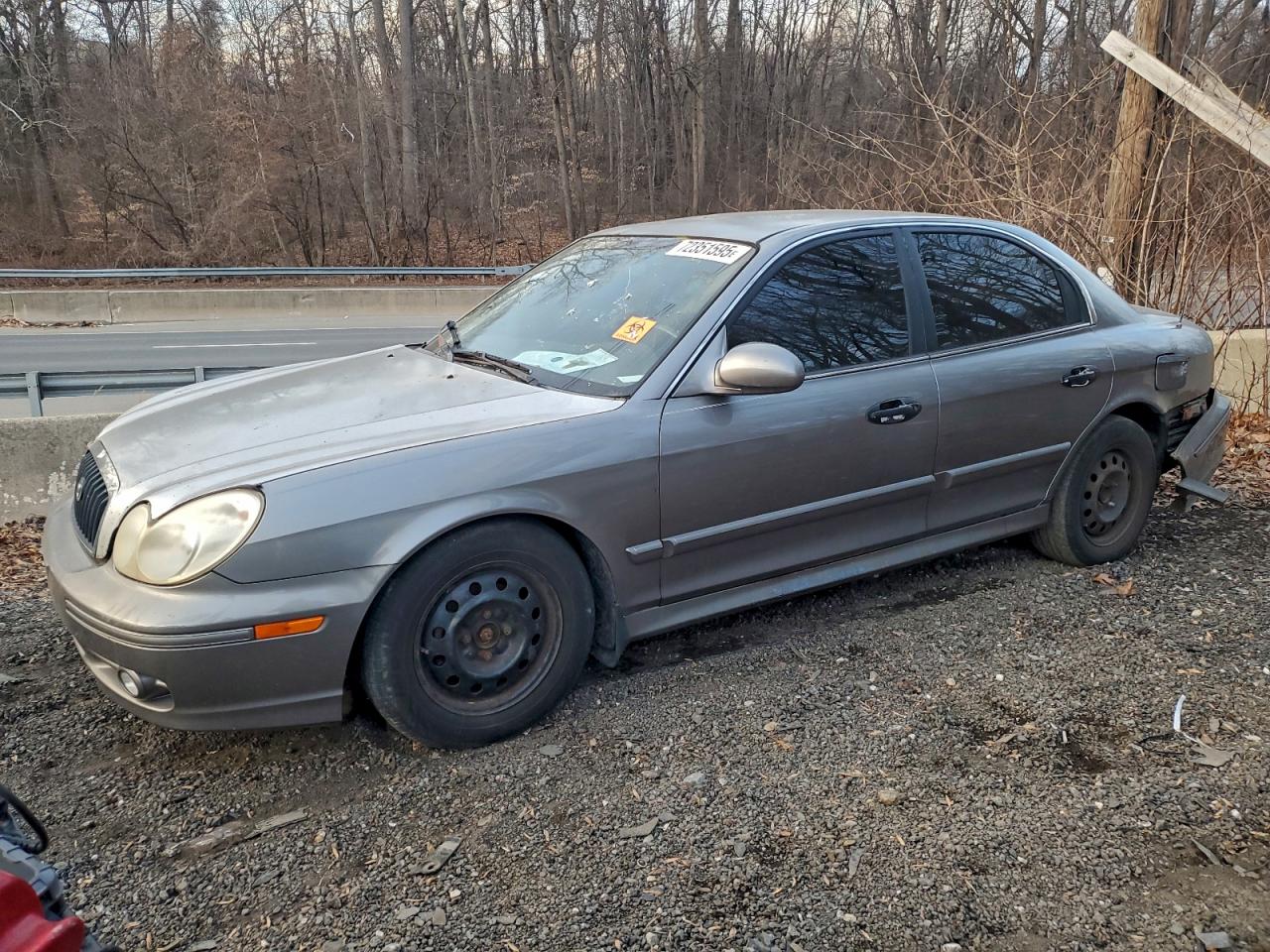 2003 Hyundai Sonata Gl Gray vin: KMHWF25S93A759268