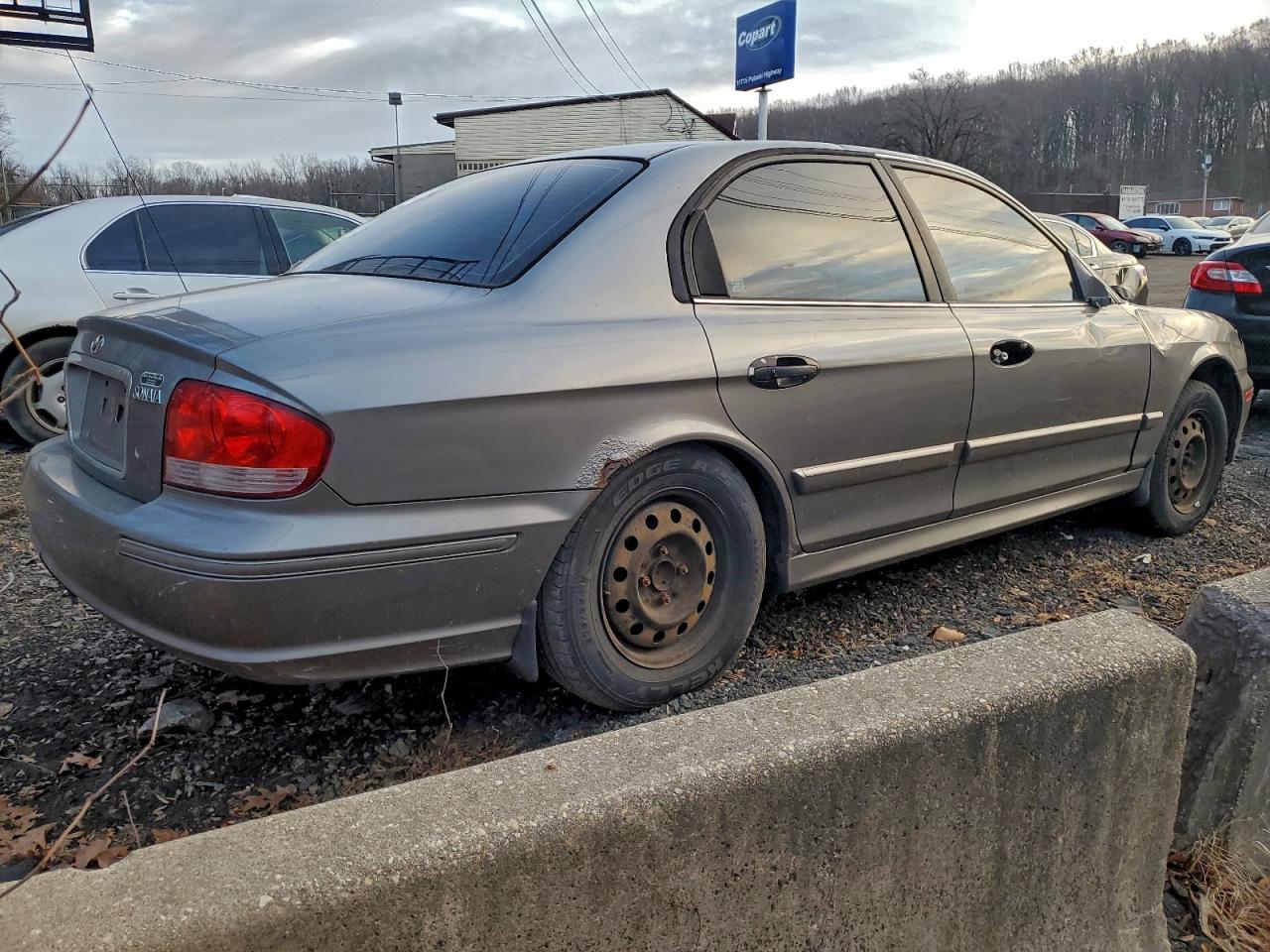 2003 Hyundai Sonata Gl Gray vin: KMHWF25S93A759268