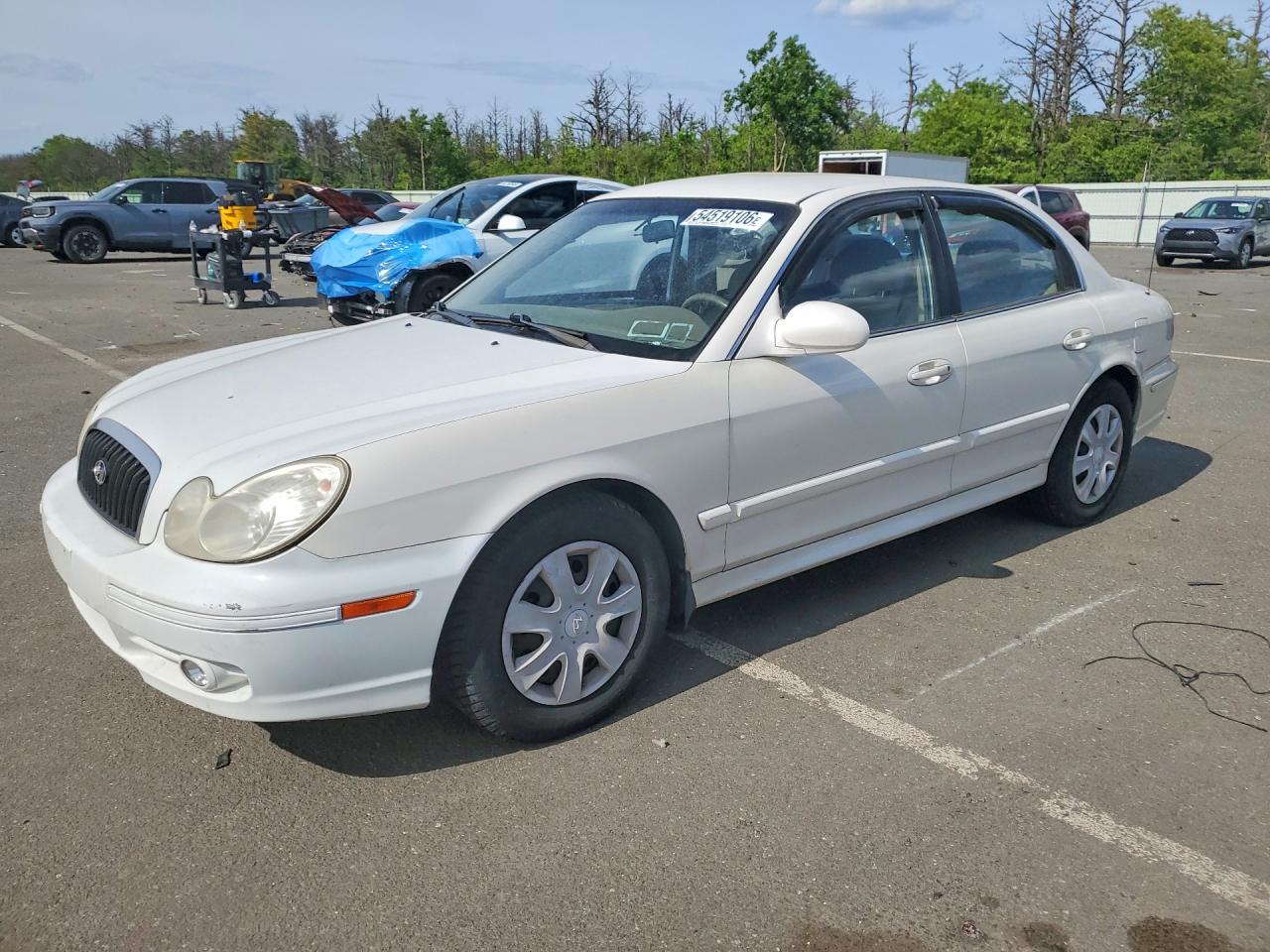 2004 Hyundai Sonata Gl White vin: KMHWF25S94A970875