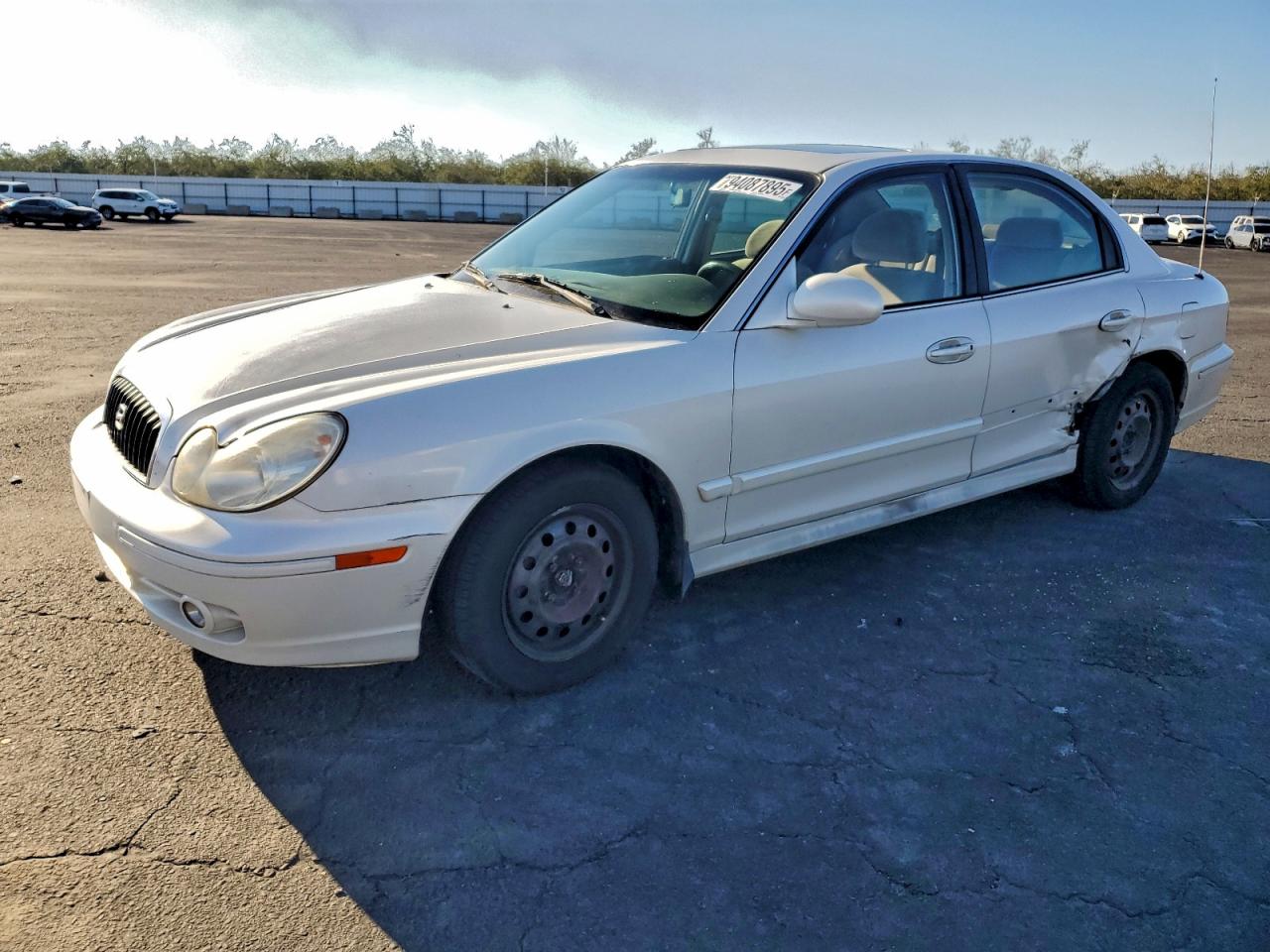 2002 Hyundai Sonata Gl White vin: KMHWF25SX2A660750