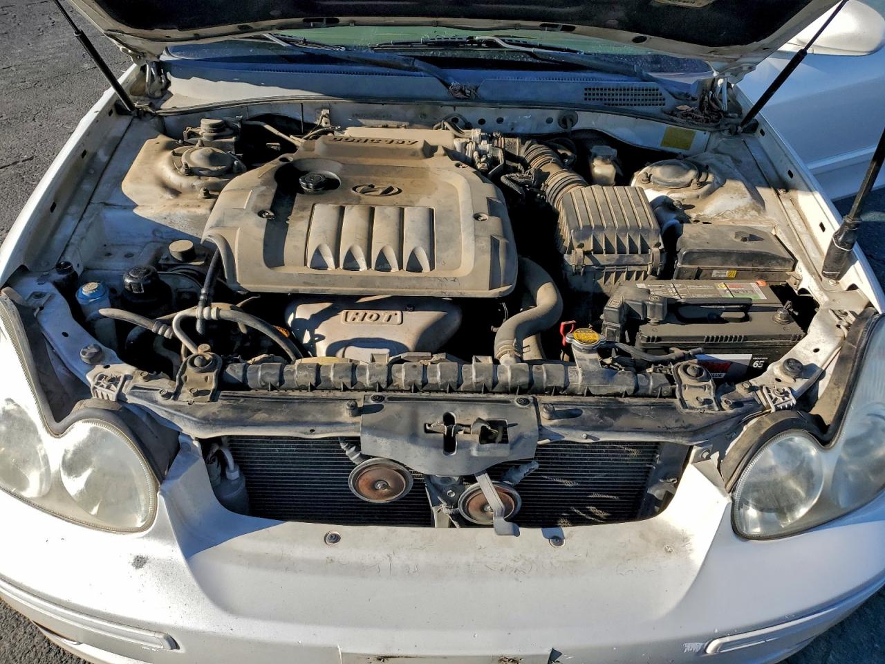 2002 Hyundai Sonata Gl White vin: KMHWF25SX2A660750