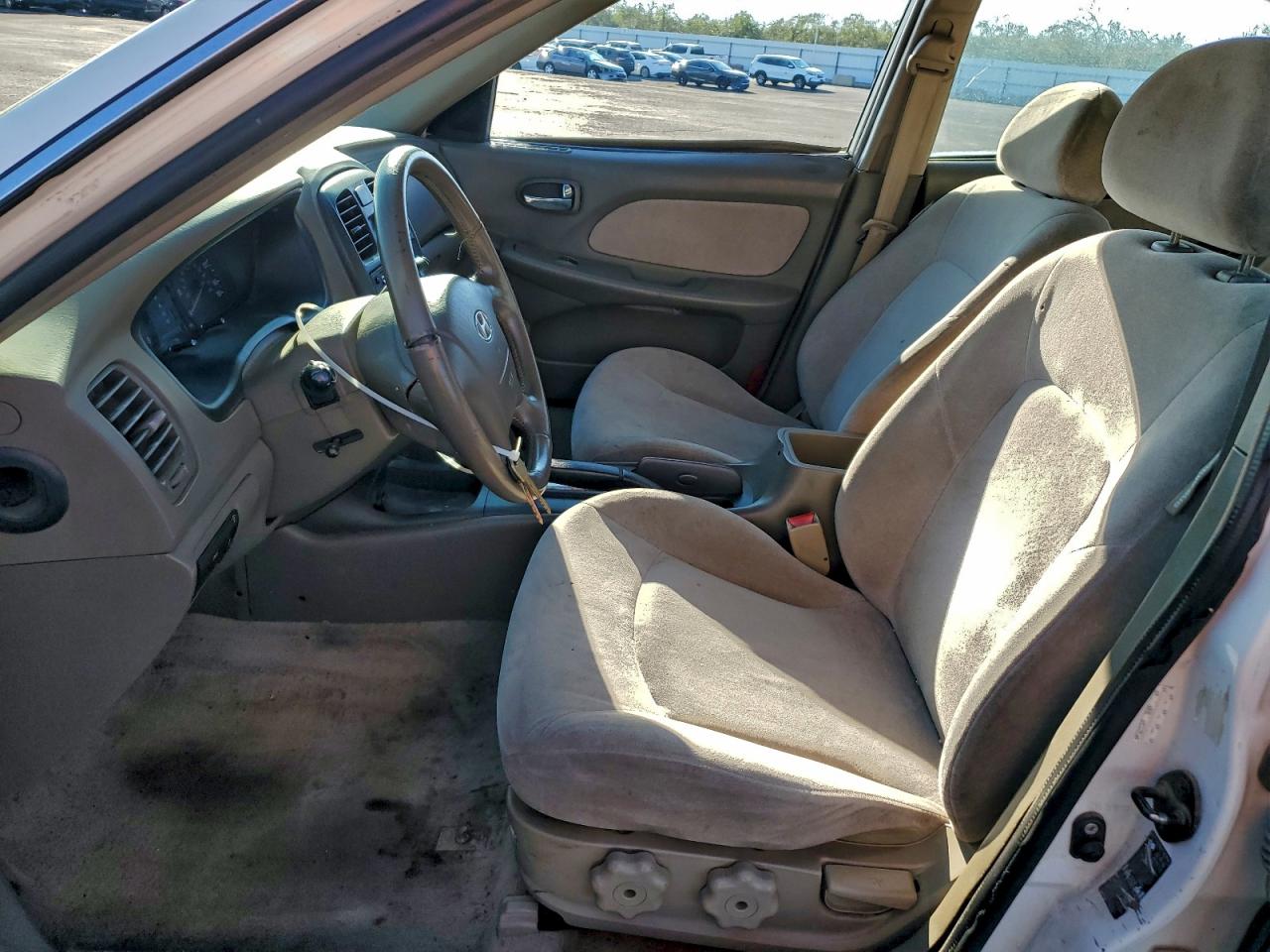2002 Hyundai Sonata Gl White vin: KMHWF25SX2A660750