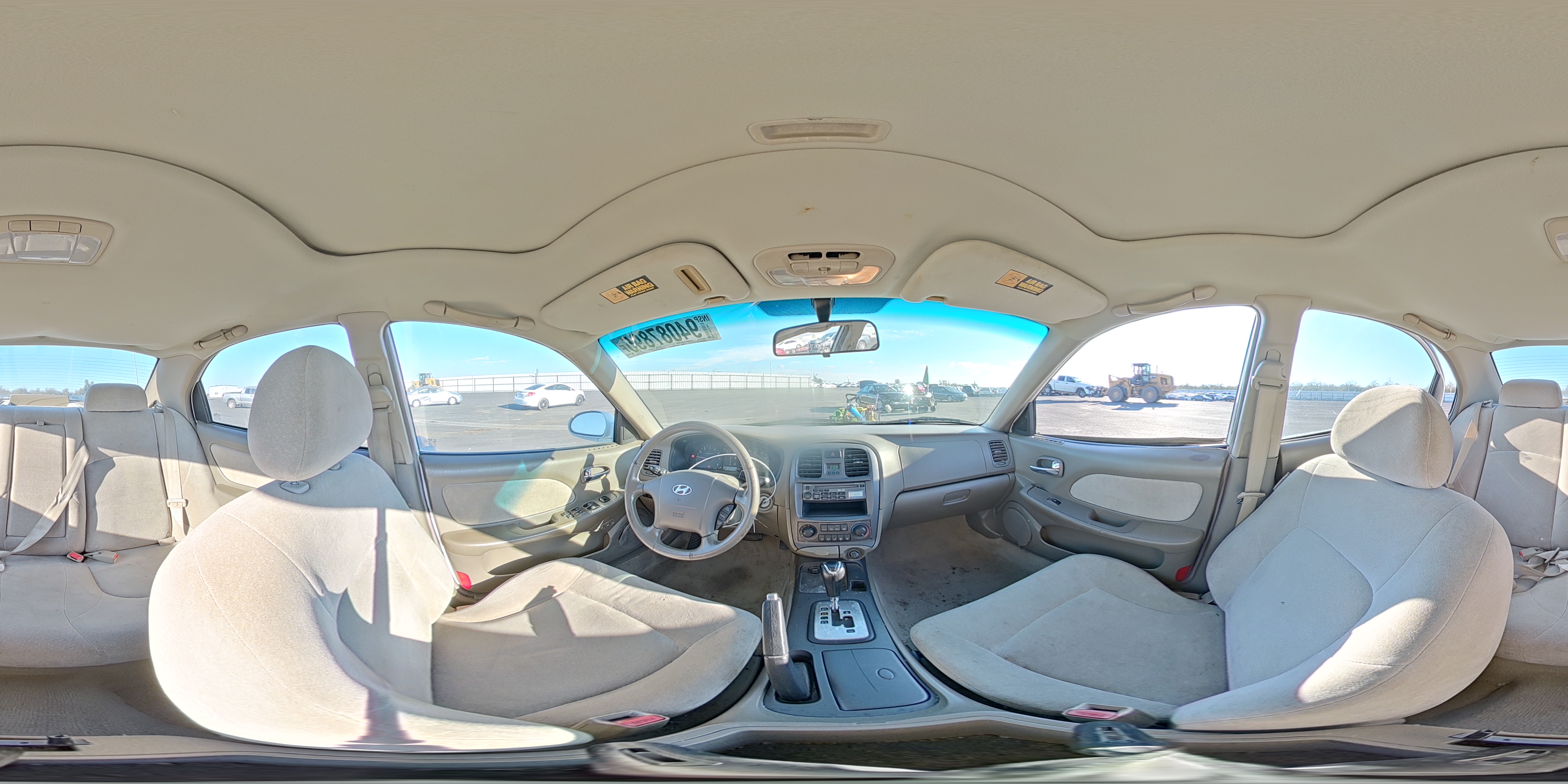 2002 Hyundai Sonata Gl White vin: KMHWF25SX2A660750