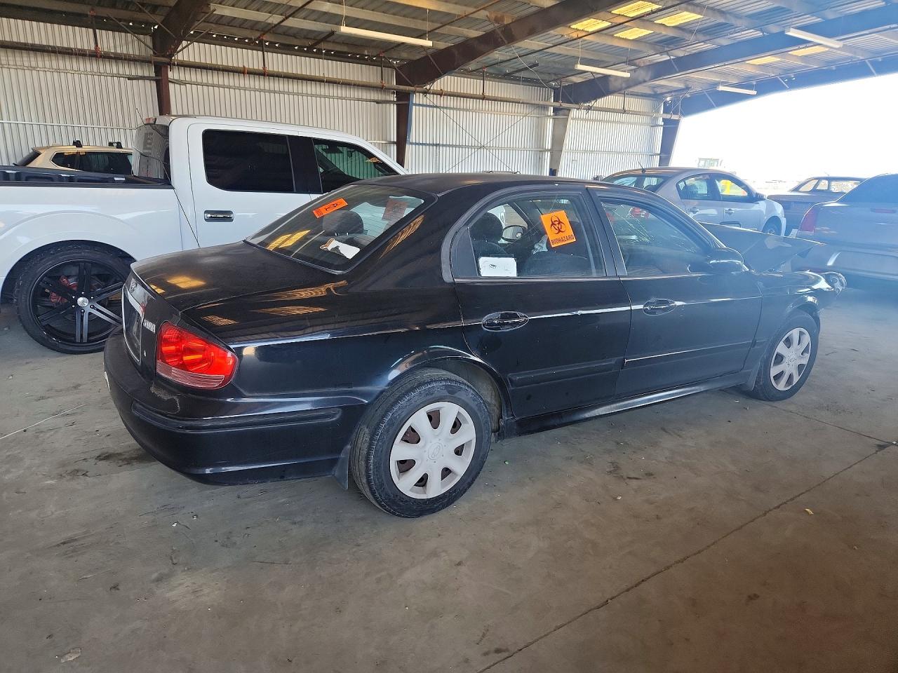 2003 Hyundai Sonata Gl Black vin: KMHWF25SX3A901790