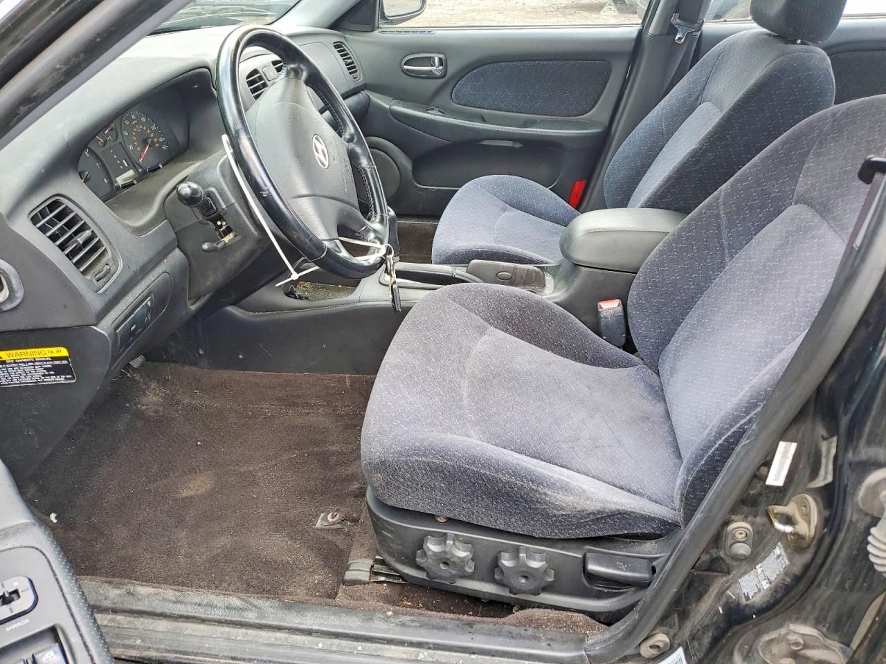 2004 Hyundai Sonata Gl Black vin: KMHWF25SX4A049975