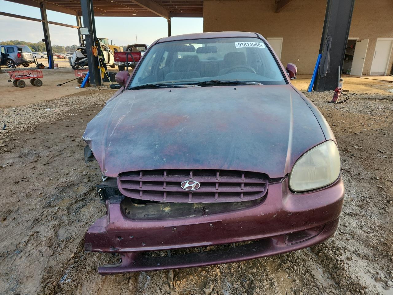 2000 Hyundai Sonata Base Maroon vin: KMHWF25V4YA180187