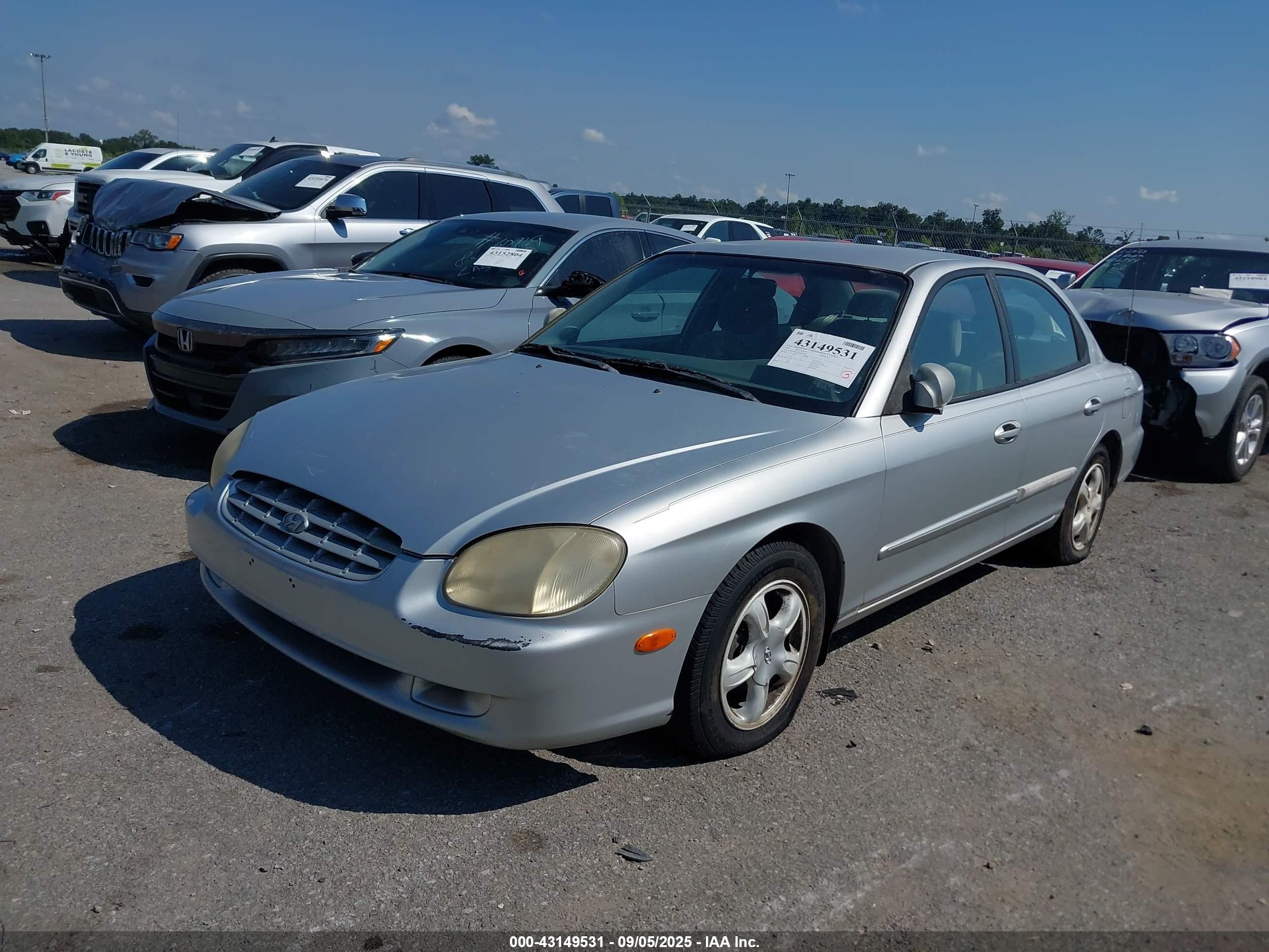 2000 Hyundai Sonata Gls V6 Silver vin: KMHWF25V6YA230099