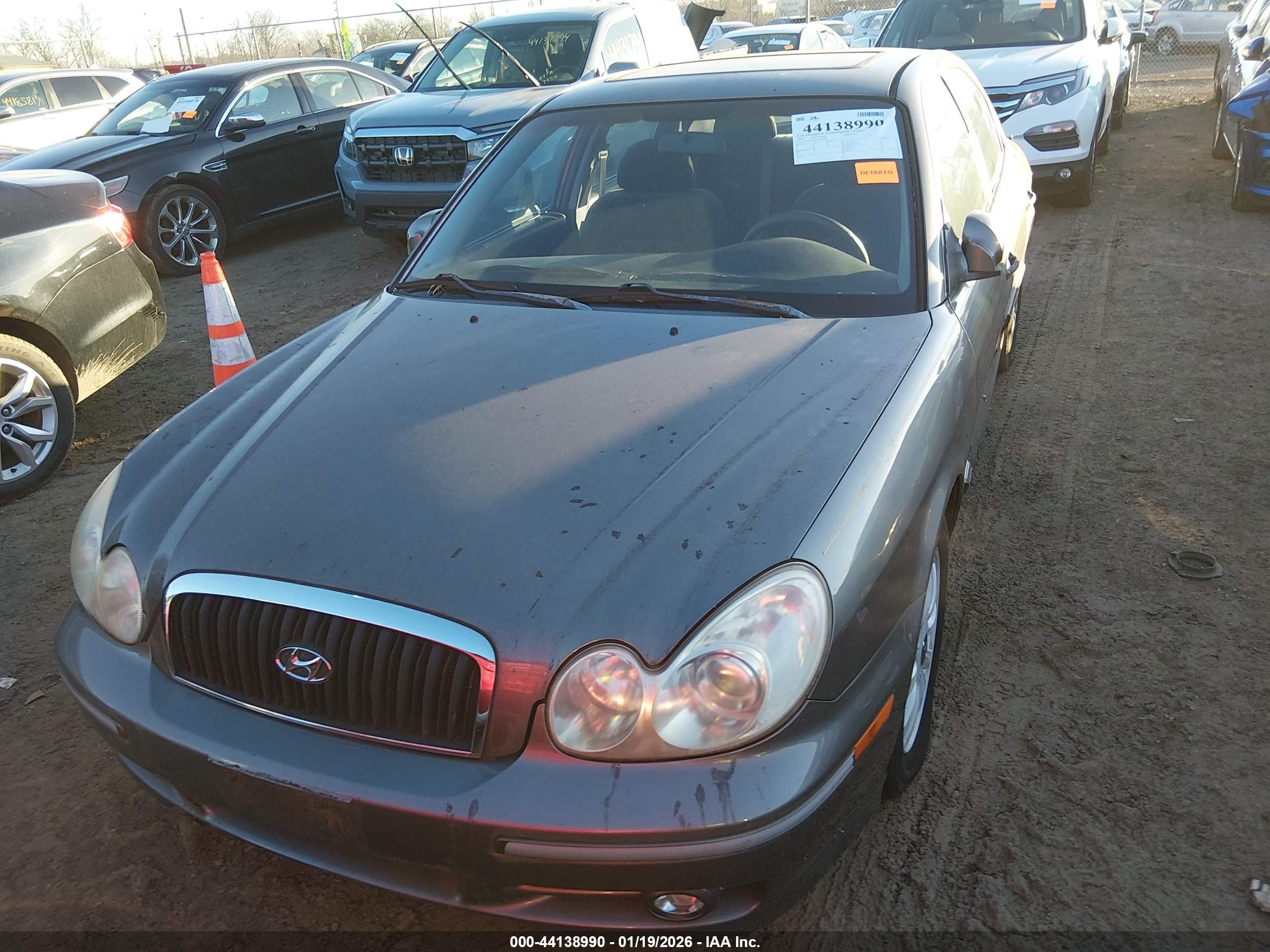 2002 Hyundai Sonata Gls/lx Gray vin: KMHWF35H02A588676