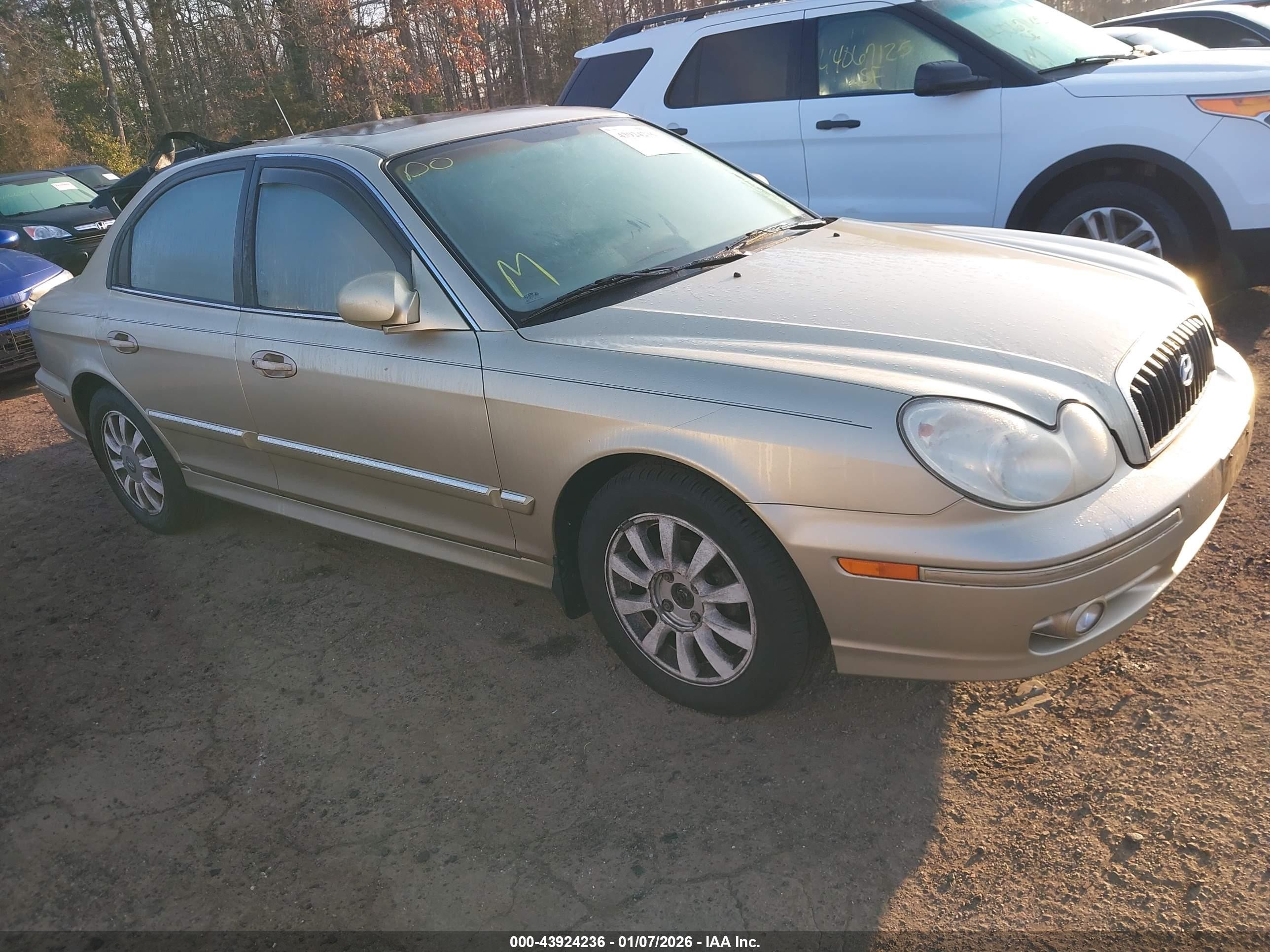 2002 Hyundai Sonata Gls/lx Gold vin: KMHWF35H02A591254
