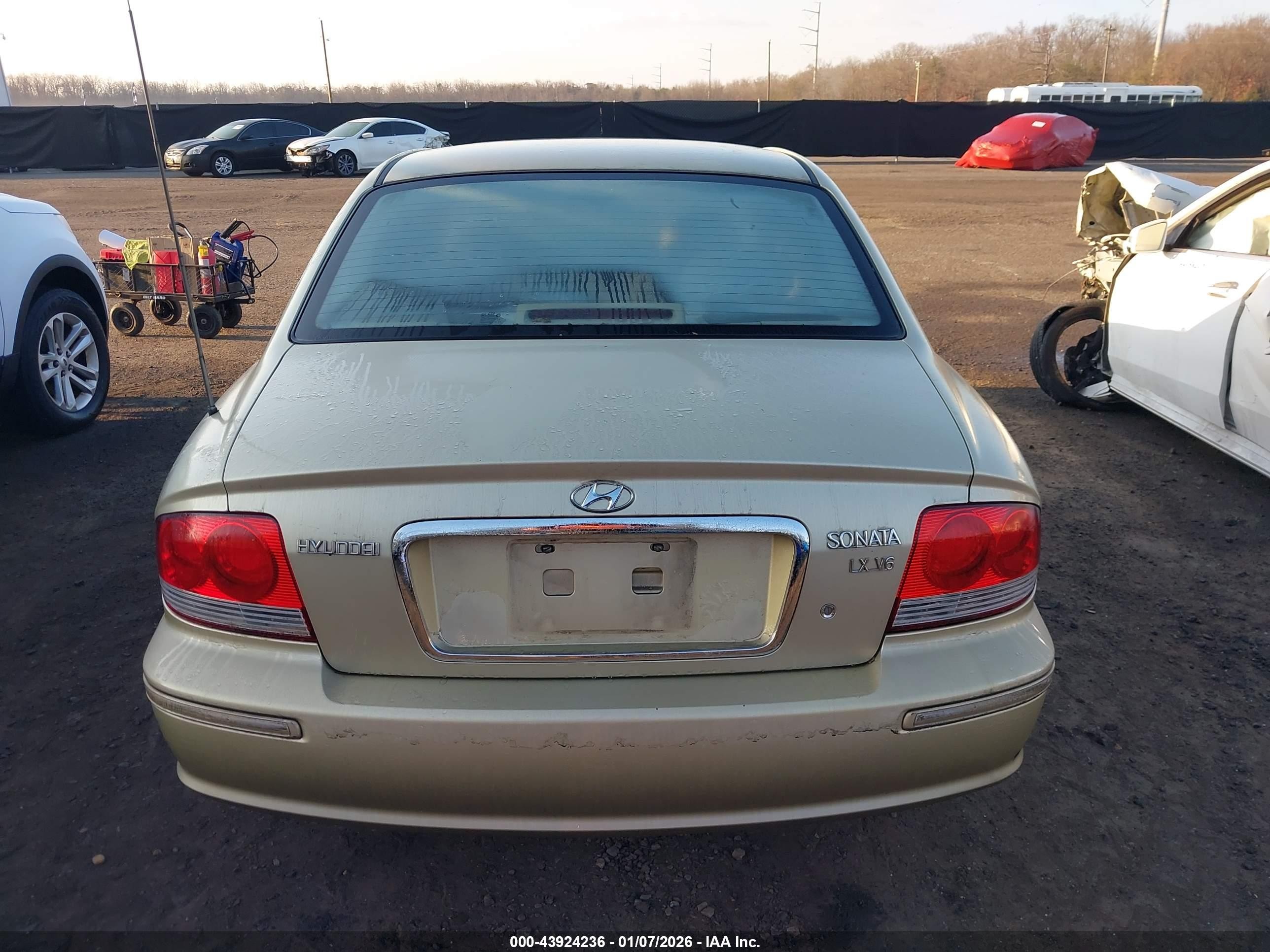 2002 Hyundai Sonata Gls/lx Gold vin: KMHWF35H02A591254