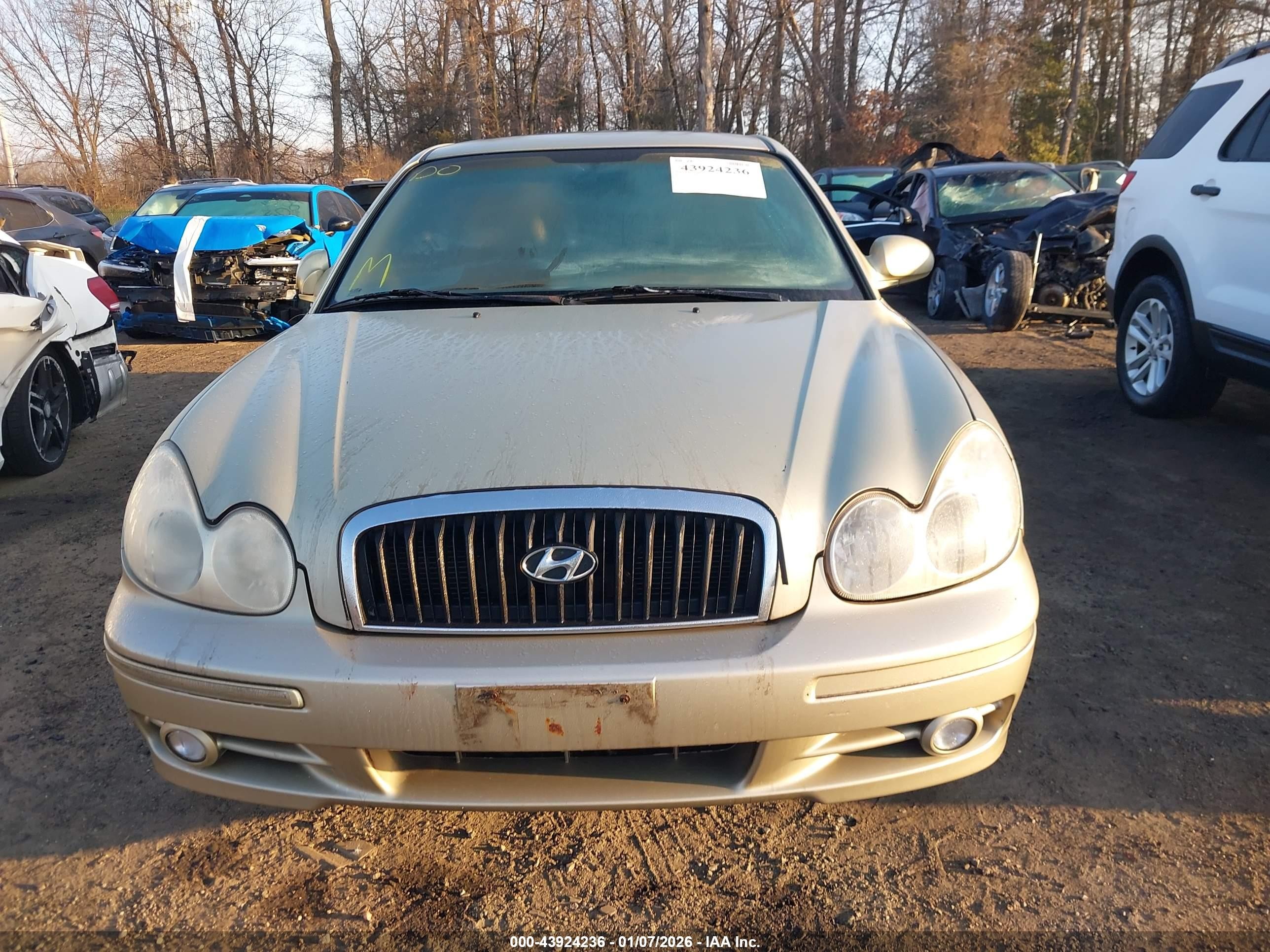 2002 Hyundai Sonata Gls/lx Gold vin: KMHWF35H02A591254