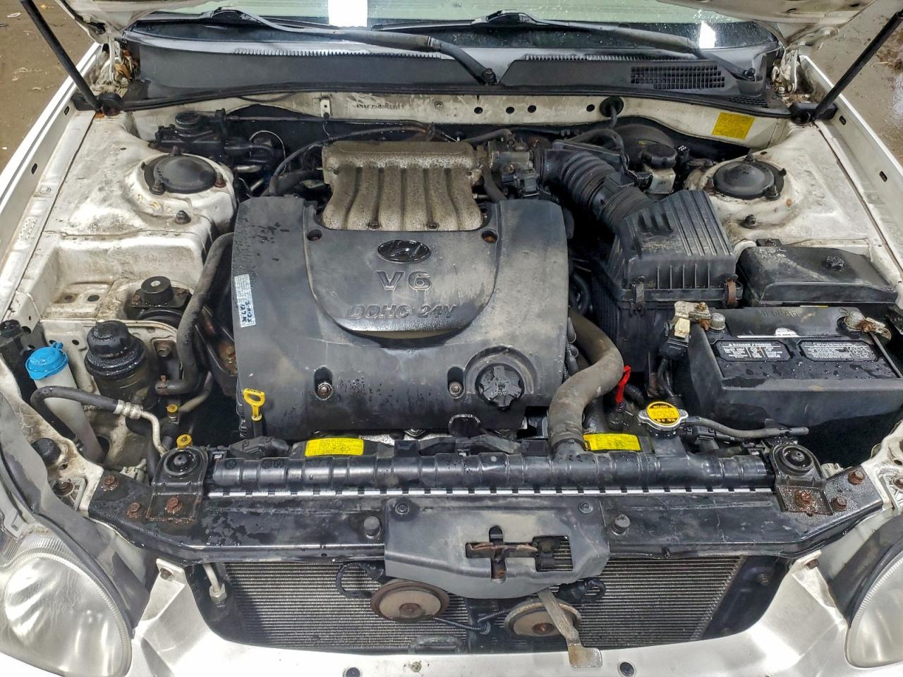 2002 Hyundai Sonata Gls White vin: KMHWF35H02A664123