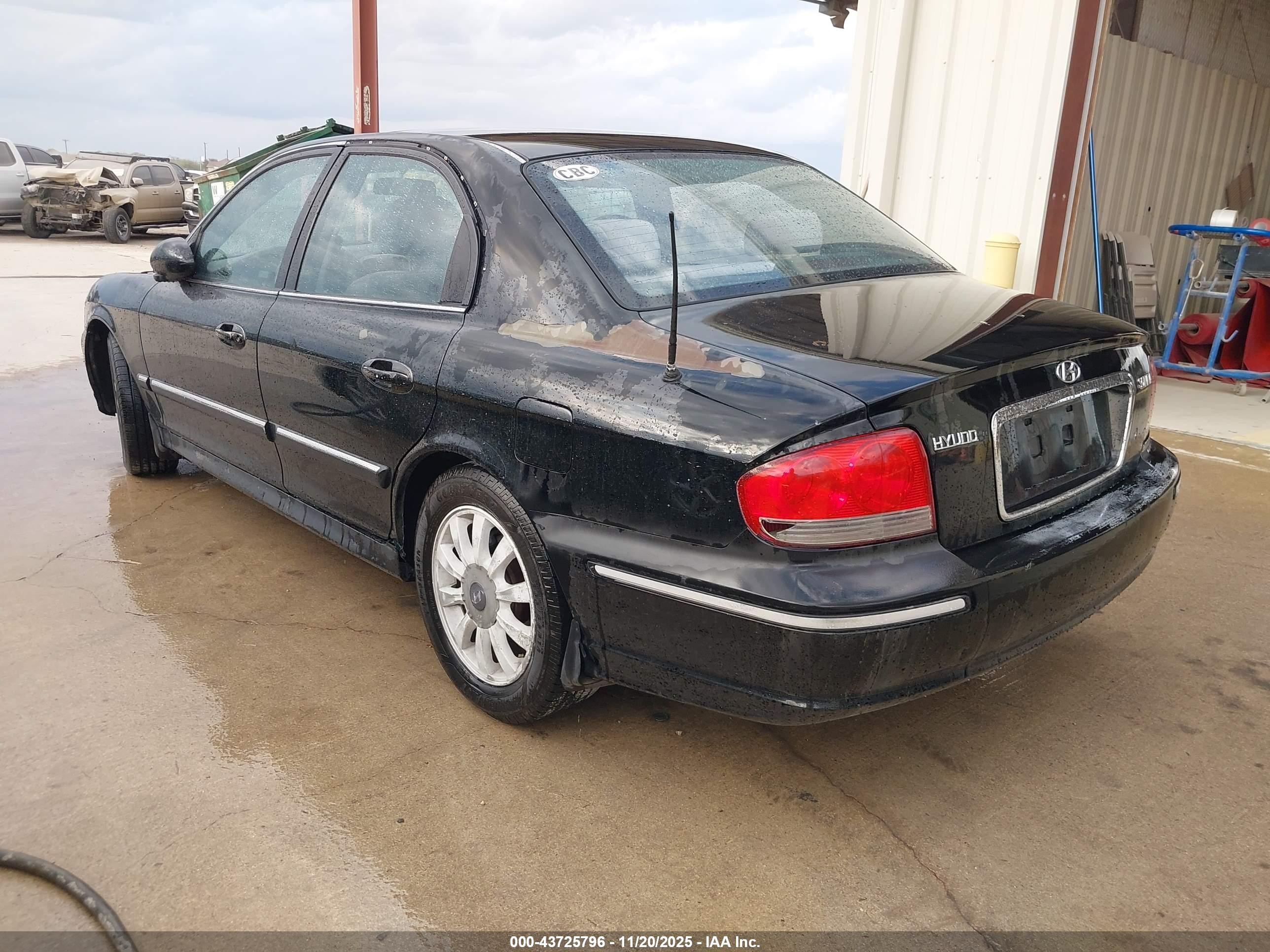 2003 Hyundai Sonata Gls/lx Black vin: KMHWF35H03A747228