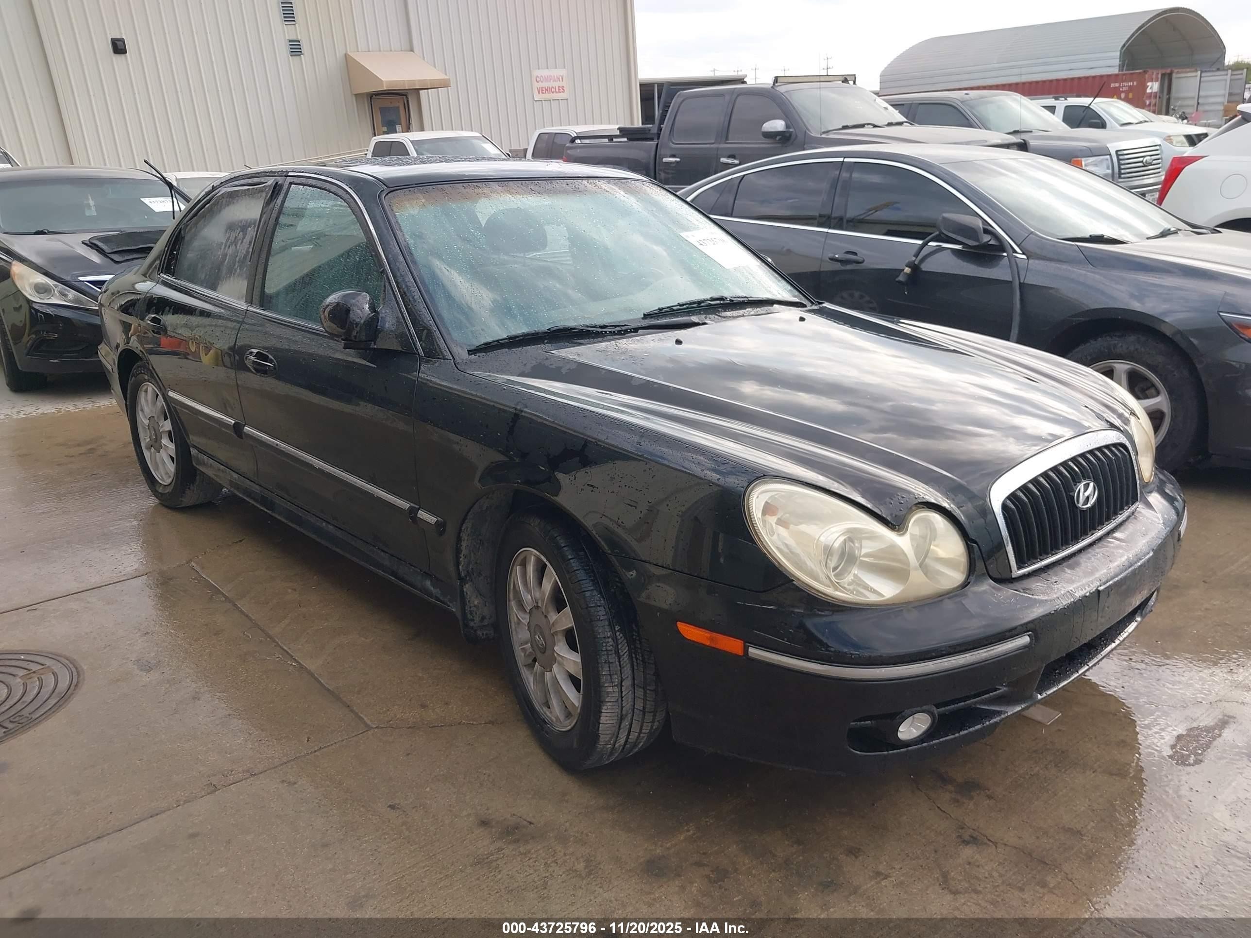 2003 Hyundai Sonata Gls/lx Black vin: KMHWF35H03A747228