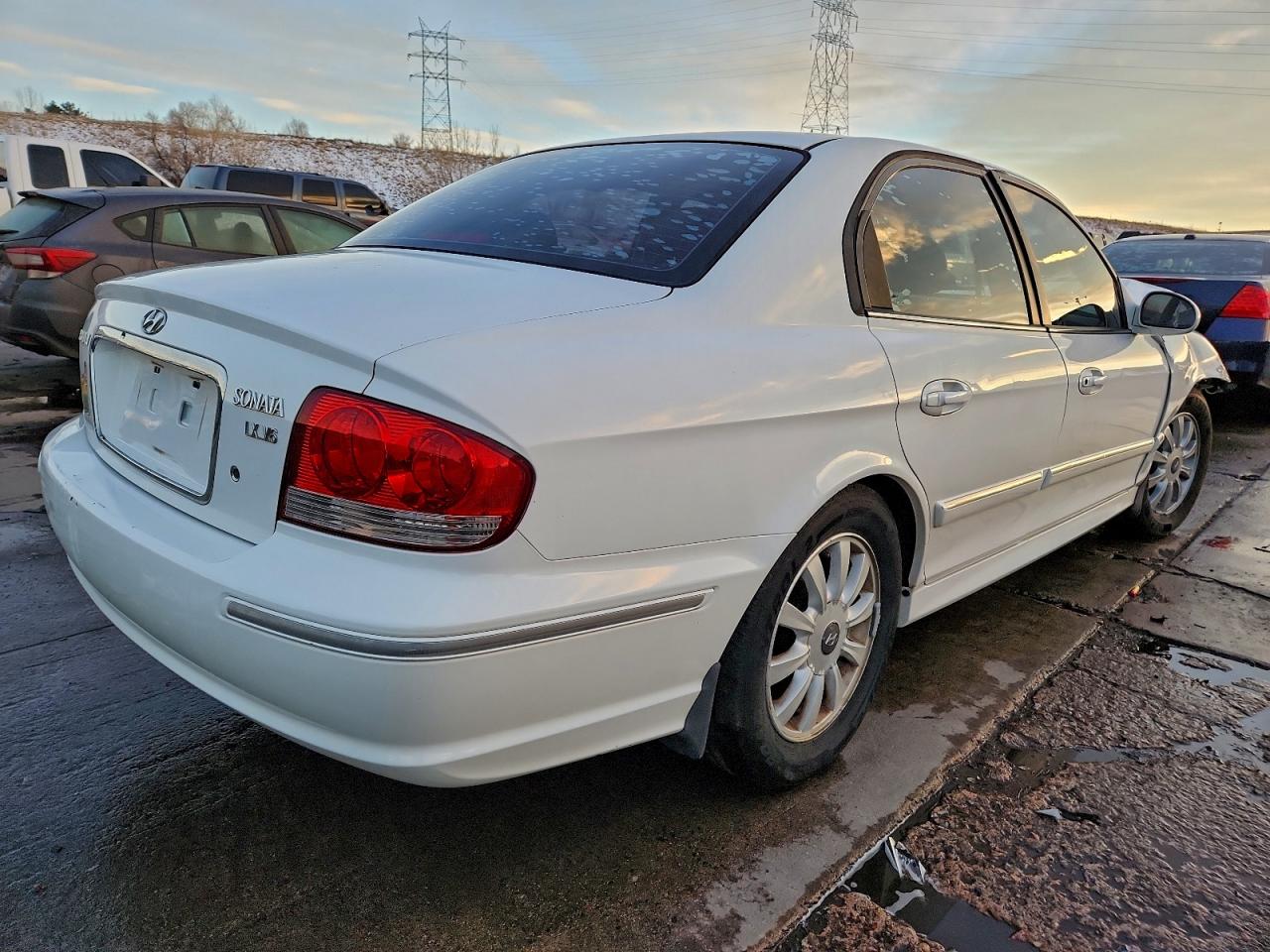 2003 Hyundai Sonata Gls White vin: KMHWF35H03A769875
