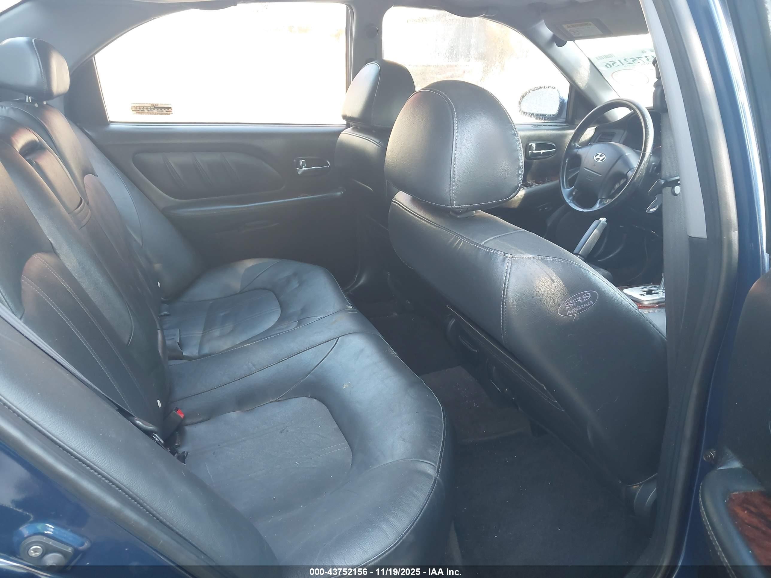 2003 Hyundai Sonata Gls/lx Blue vin: KMHWF35H03A910010