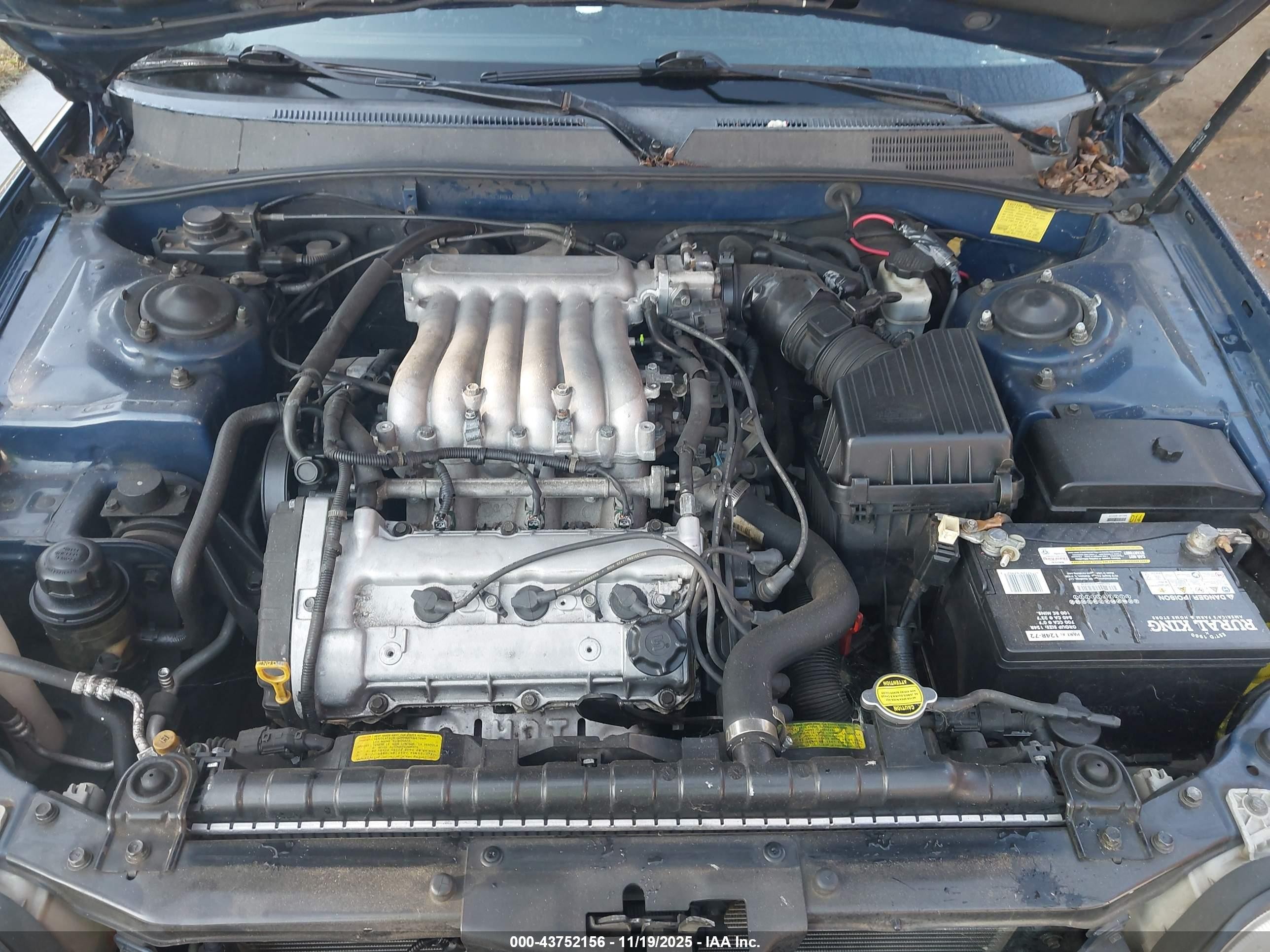 2003 Hyundai Sonata Gls/lx Blue vin: KMHWF35H03A910010