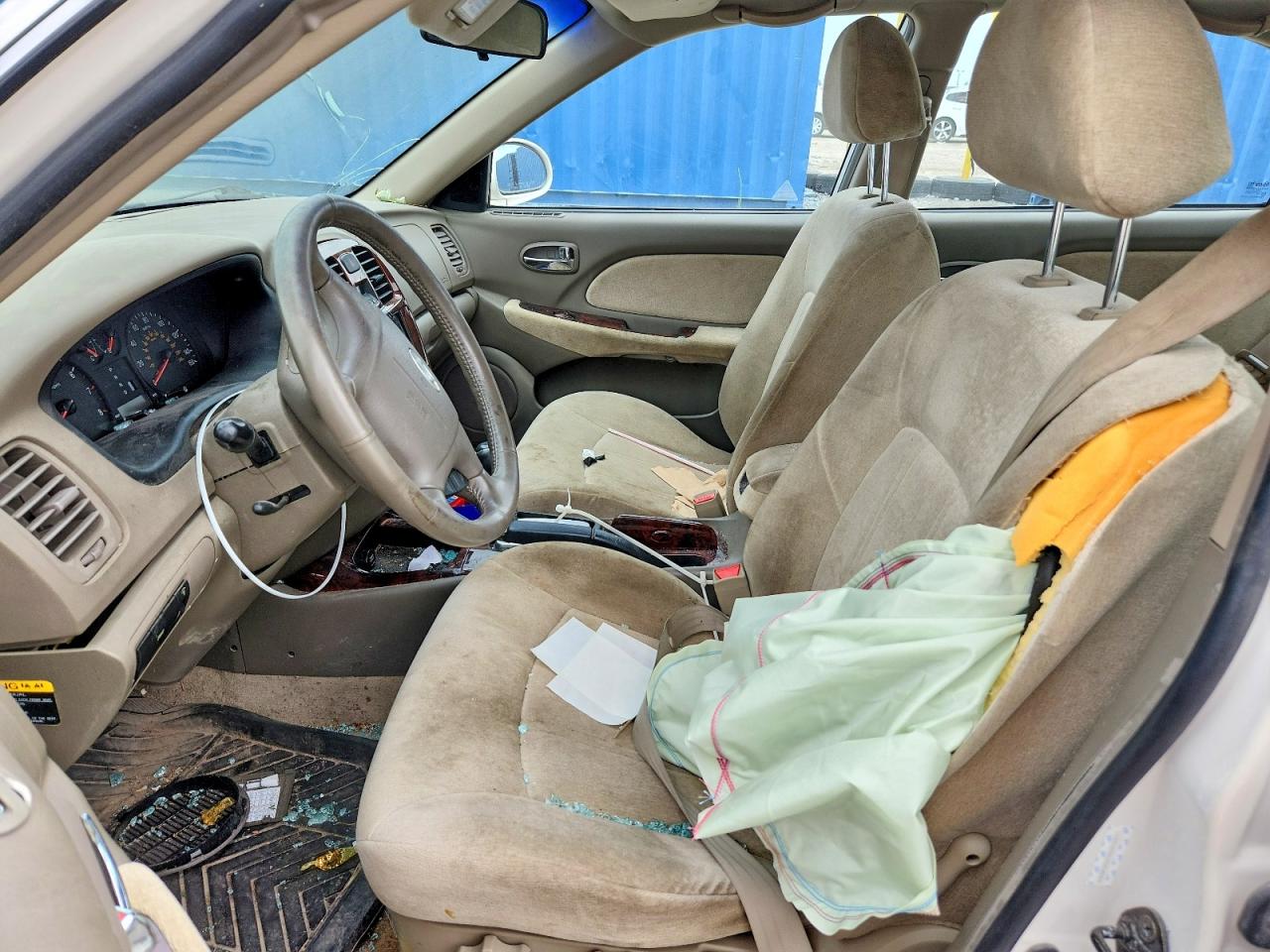 2004 Hyundai Sonata Gls White vin: KMHWF35H04A007650