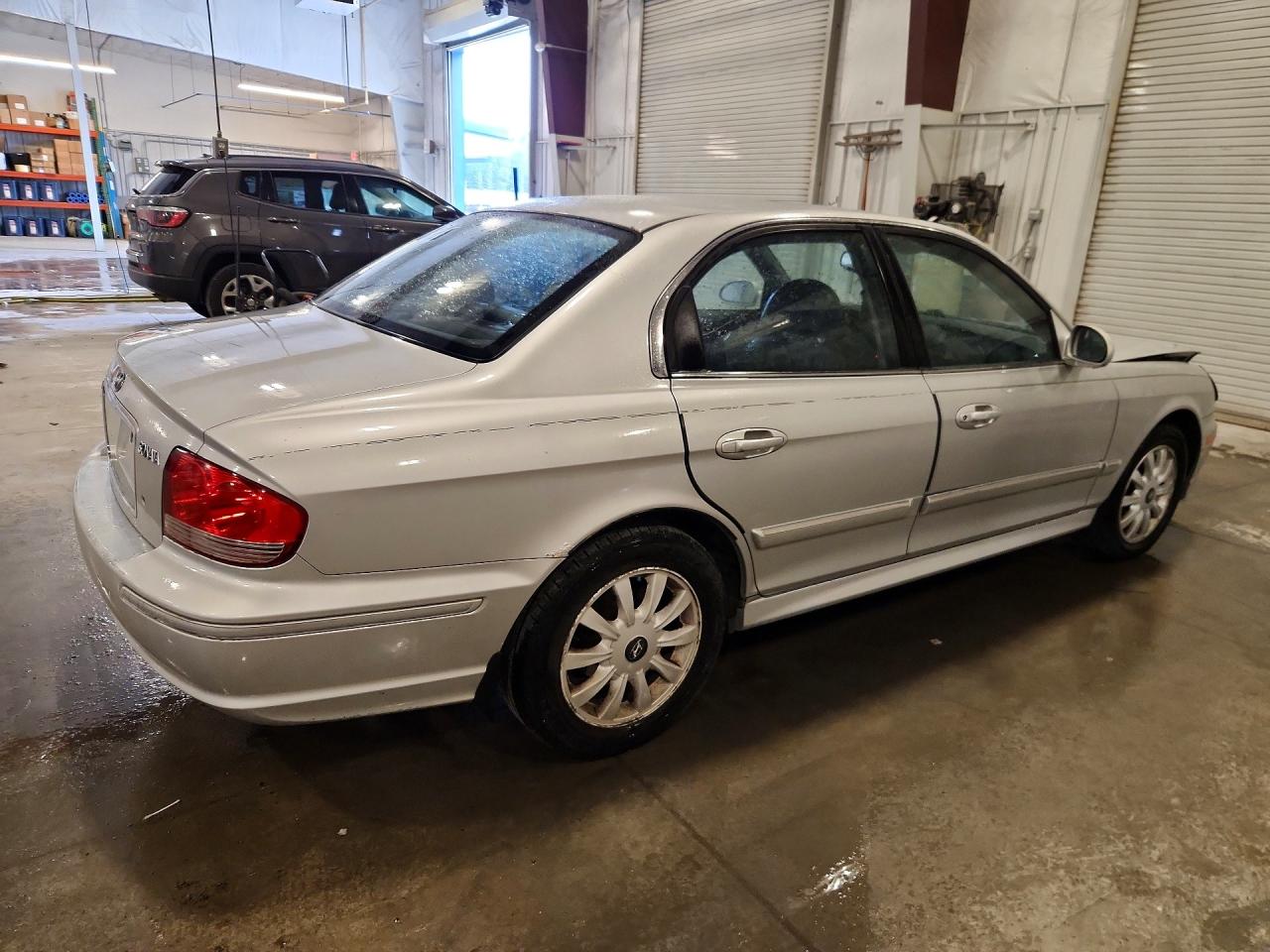 2005 Hyundai Sonata Gls Silver vin: KMHWF35H05A106468