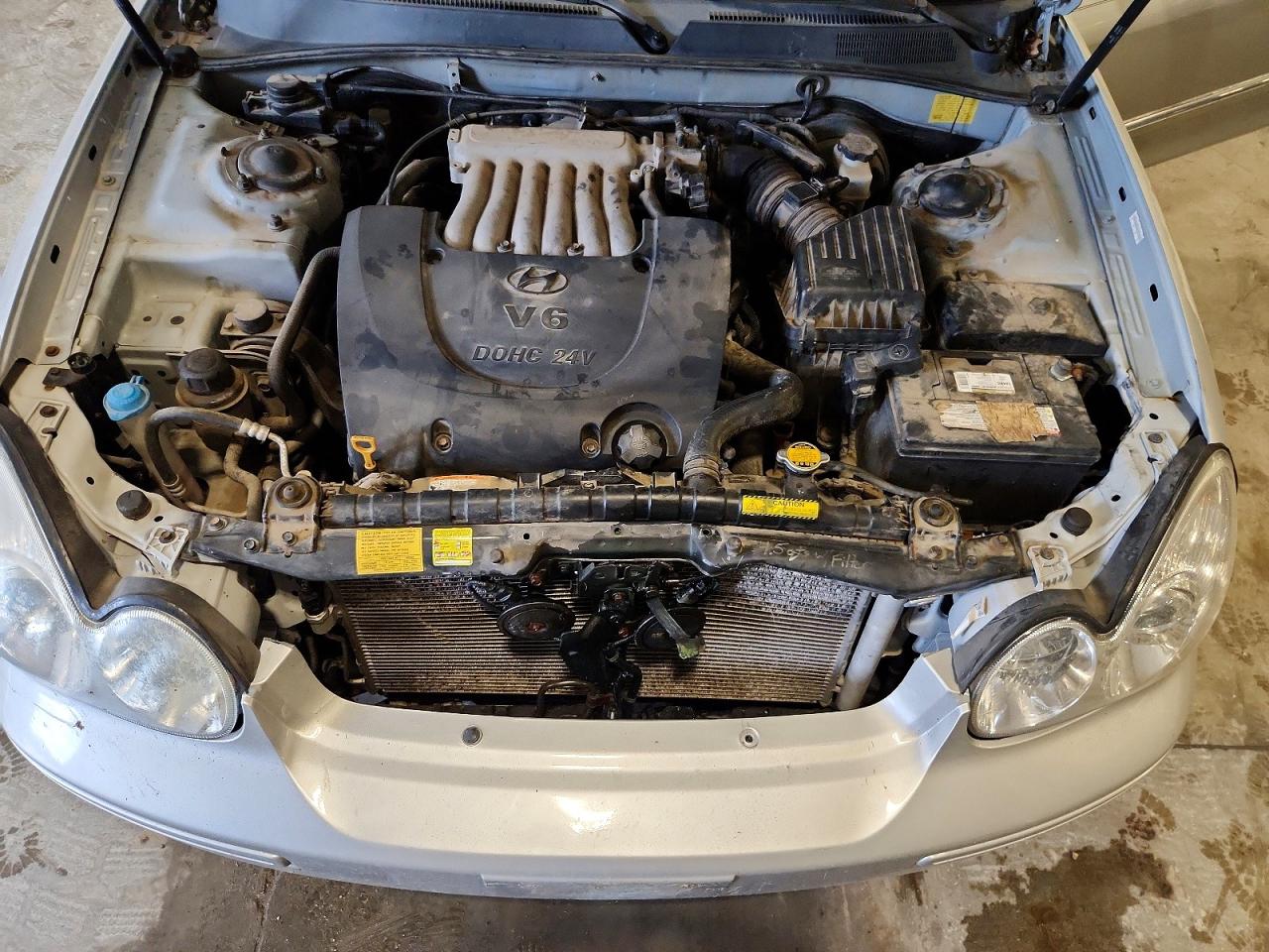 2005 Hyundai Sonata Gls Silver vin: KMHWF35H05A106468