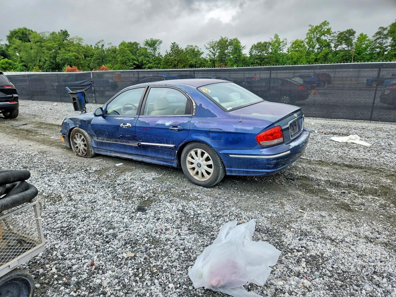 2005 Hyundai Sonata Gls Синий vin: KMHWF35H05A145464