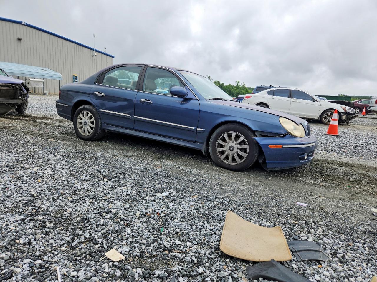 2005 Hyundai Sonata Gls Синий vin: KMHWF35H05A145464