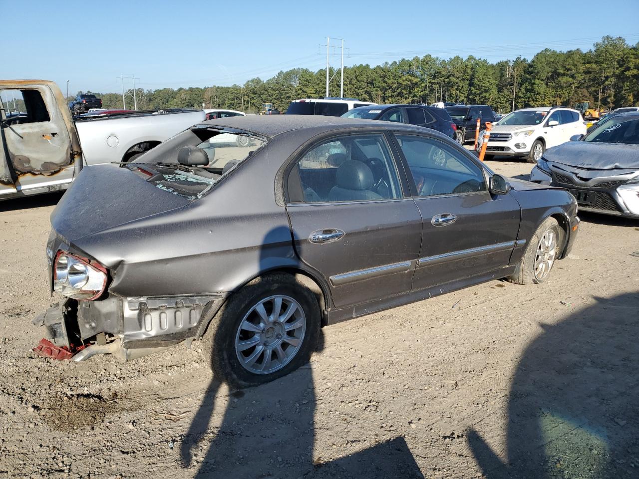2002 Hyundai Sonata Gls Gray vin: KMHWF35H12A524565